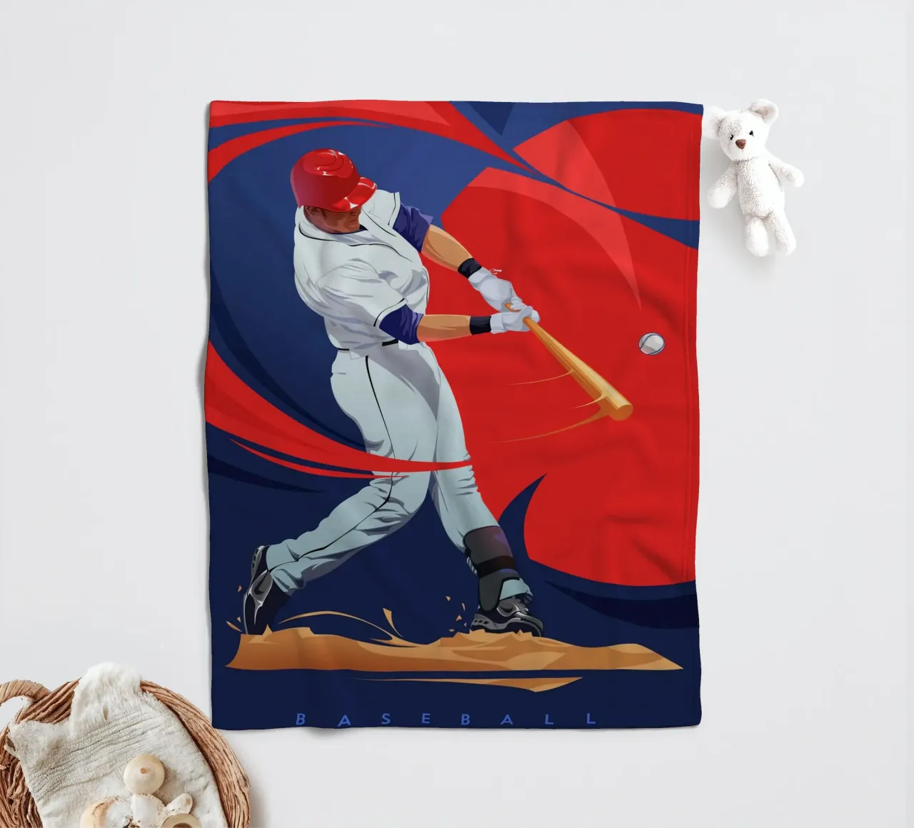 Baseballer coperta in pile da nabakumov