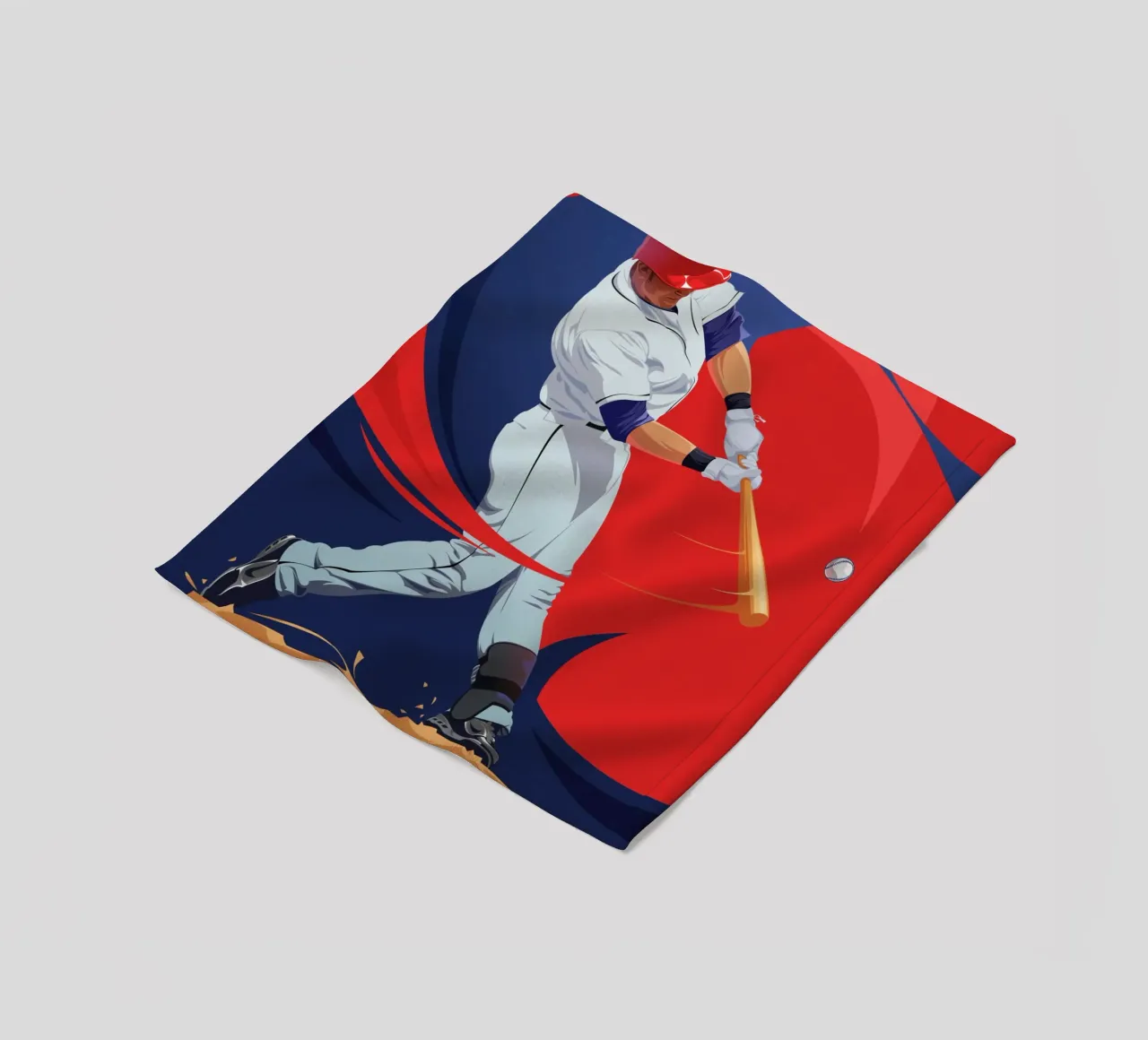 Baseballer fleecedeken van nabakumov