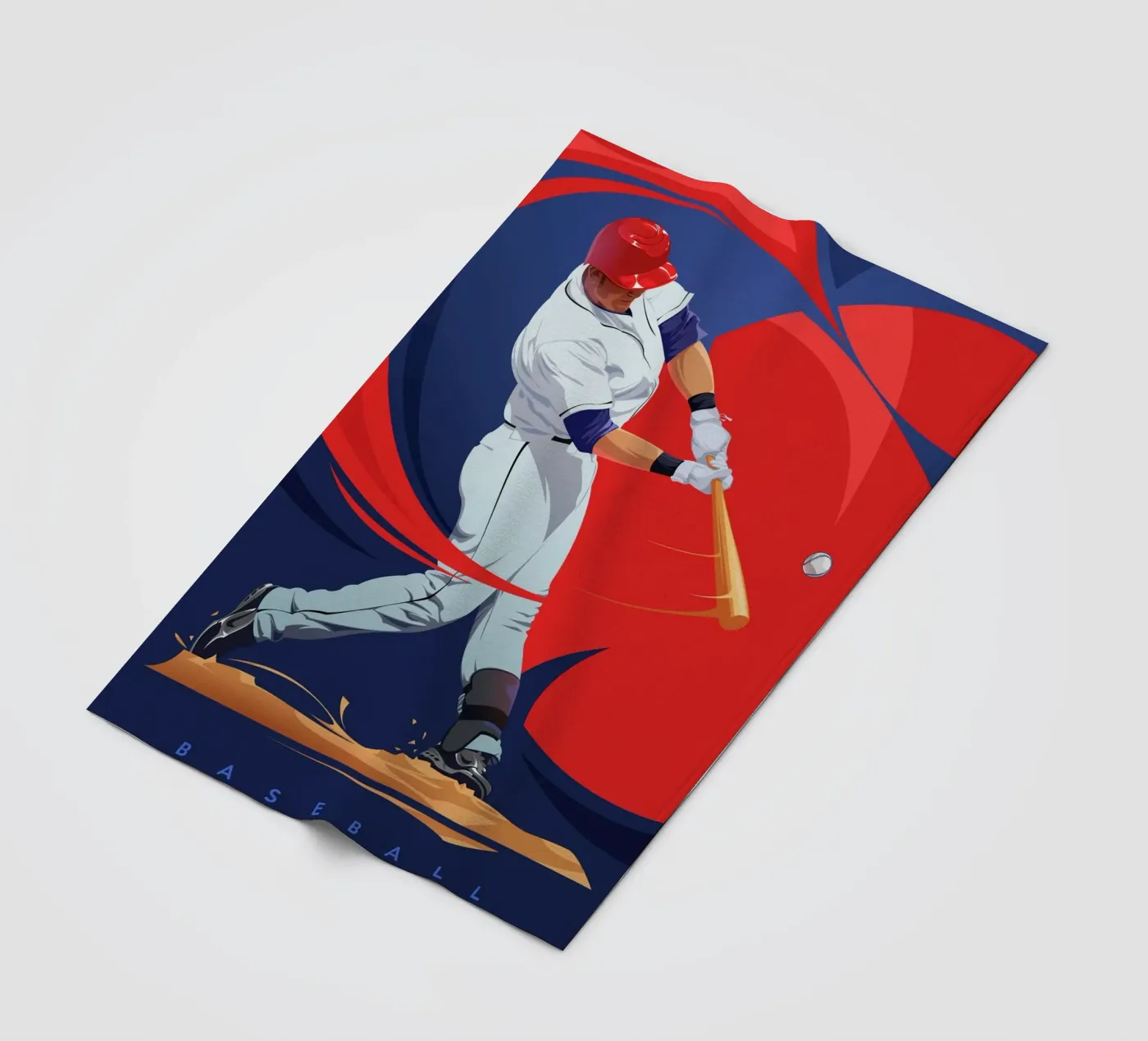 Baseballer fleecedeken van nabakumov