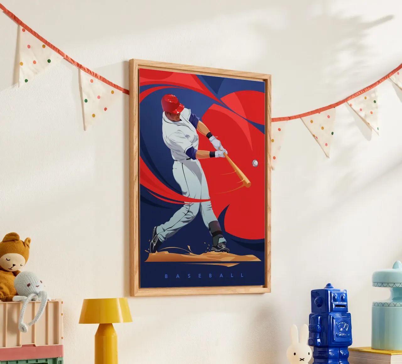 Baseballer Acryl-Glas von nabakumov