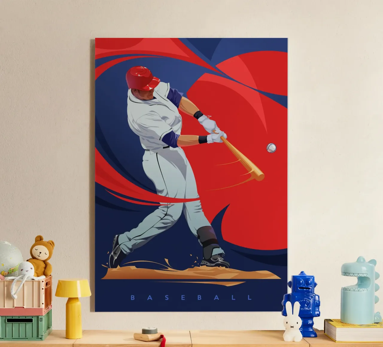 Baseballer Acryl-Glas von nabakumov
