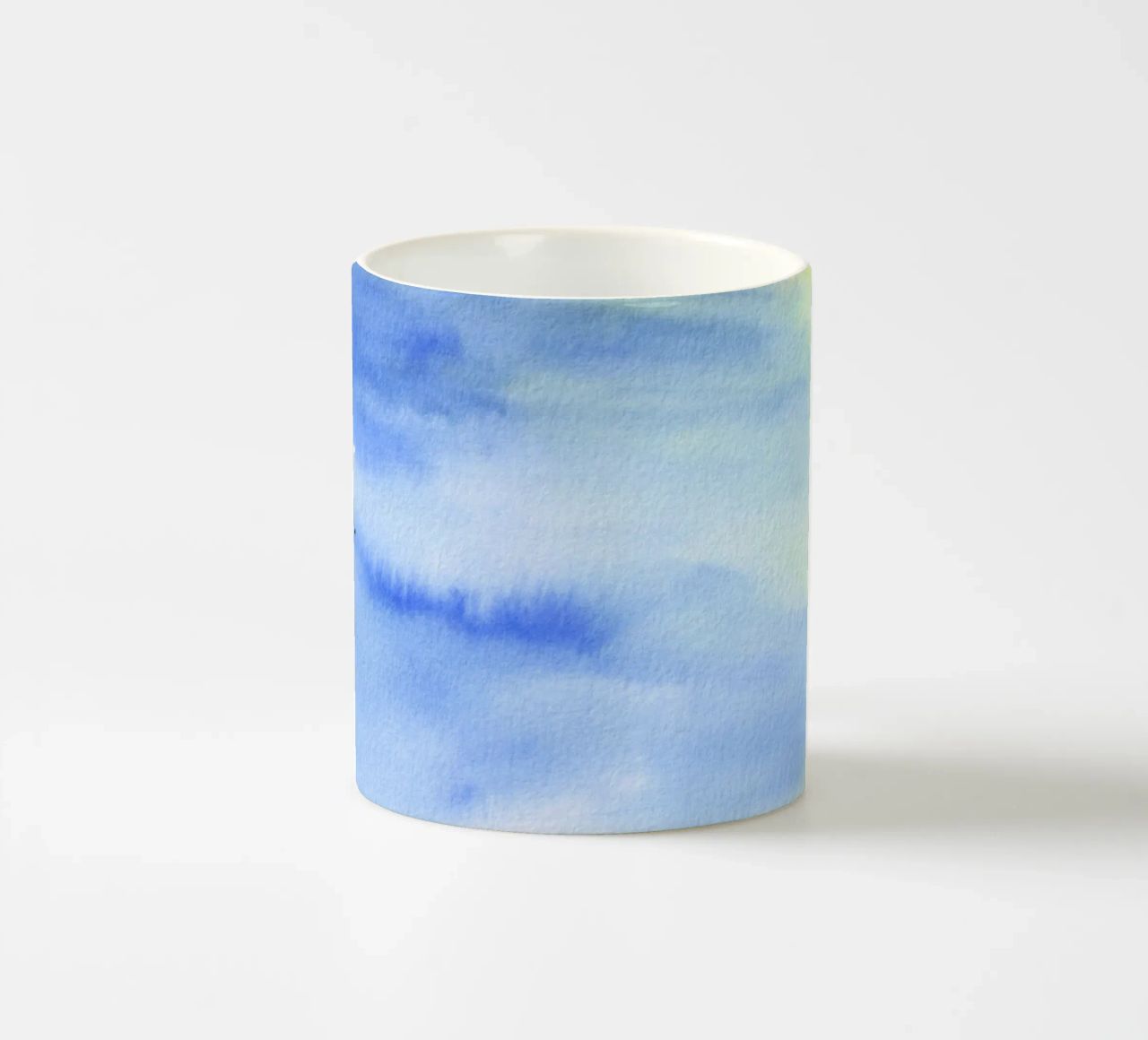 Customizable Watercolor Design – Initial & Name Art ceramic mug by Ben & Clo creations