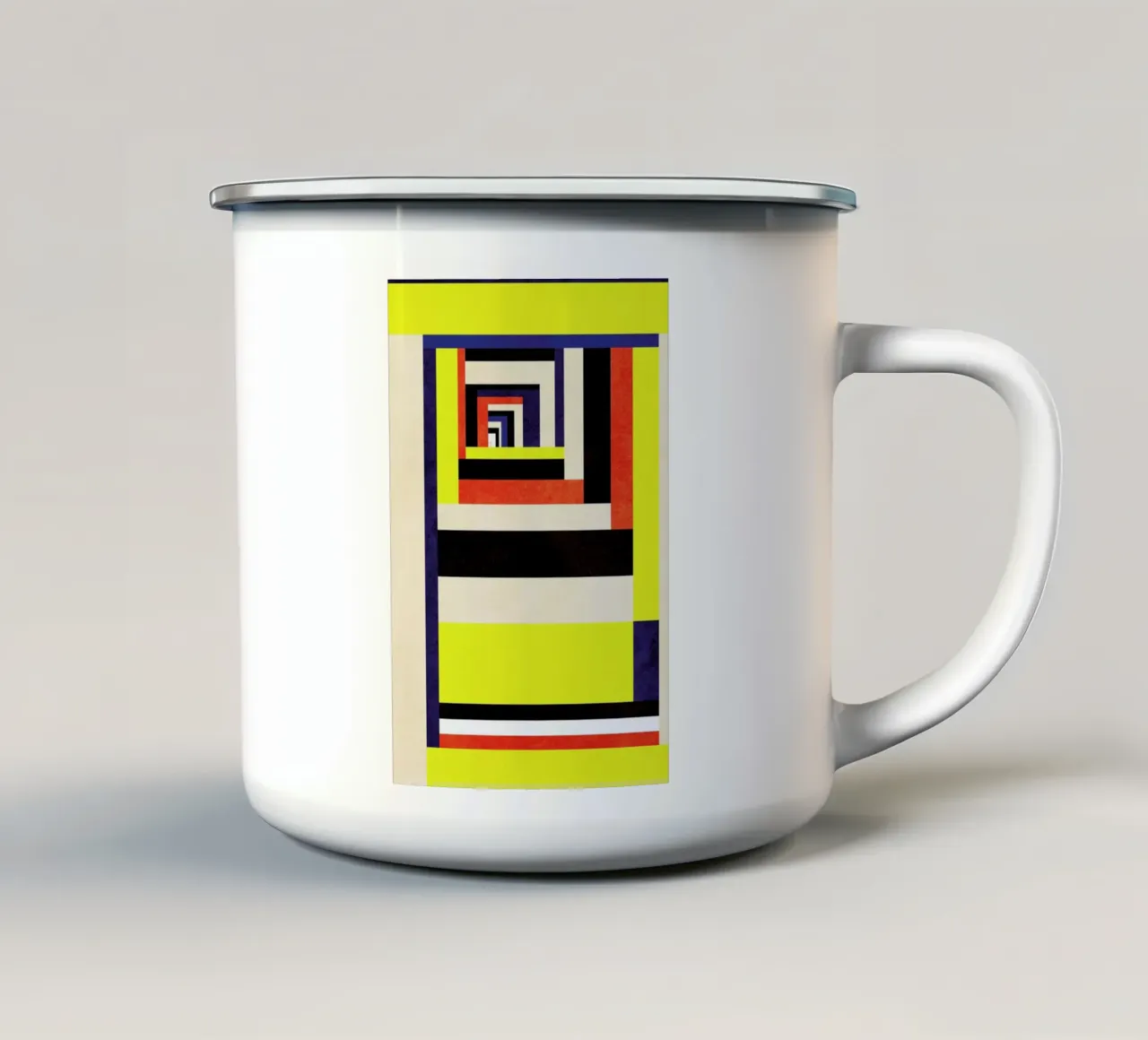 Out taza de esmalte de lovely lines