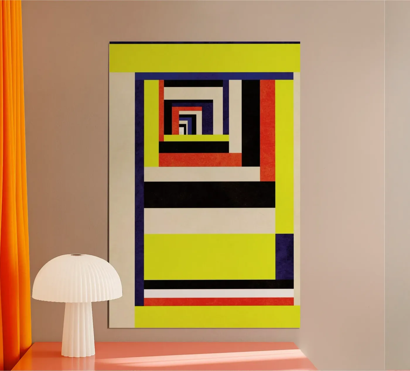 Out poster by Lines Inside