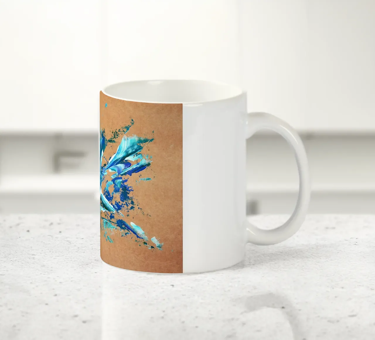 NATURAL STYLE 11 tazza in ceramica da Thierry Vobmann Abstract painting
