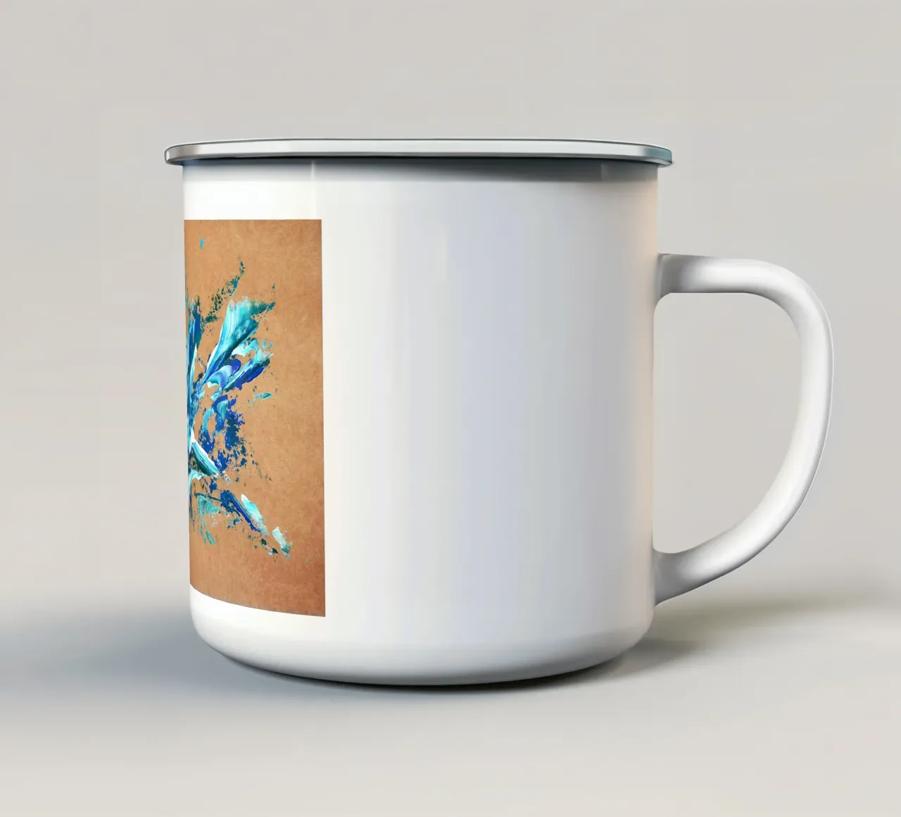 NATURAL STYLE 11 tazza in smalto da Thierry Vobmann Abstract painting