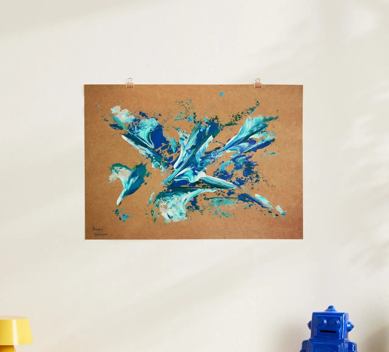 NATURAL STYLE 11 carta hahnemühle da Thierry Vobmann Abstract painting
