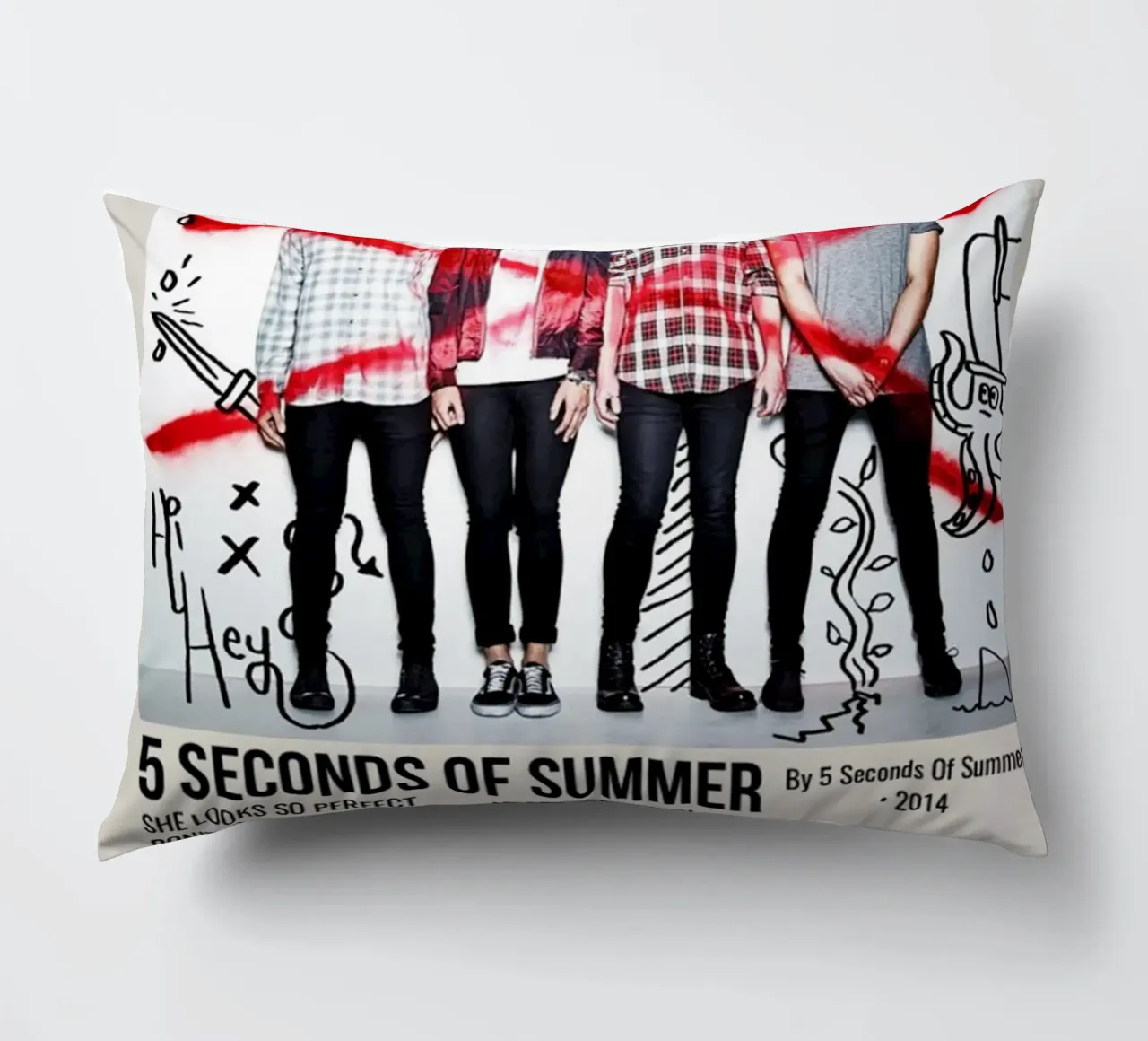 5 SECONDS OF SUMMER By 5 Seconds Of Summer 2014 cuscino da SoundStudio