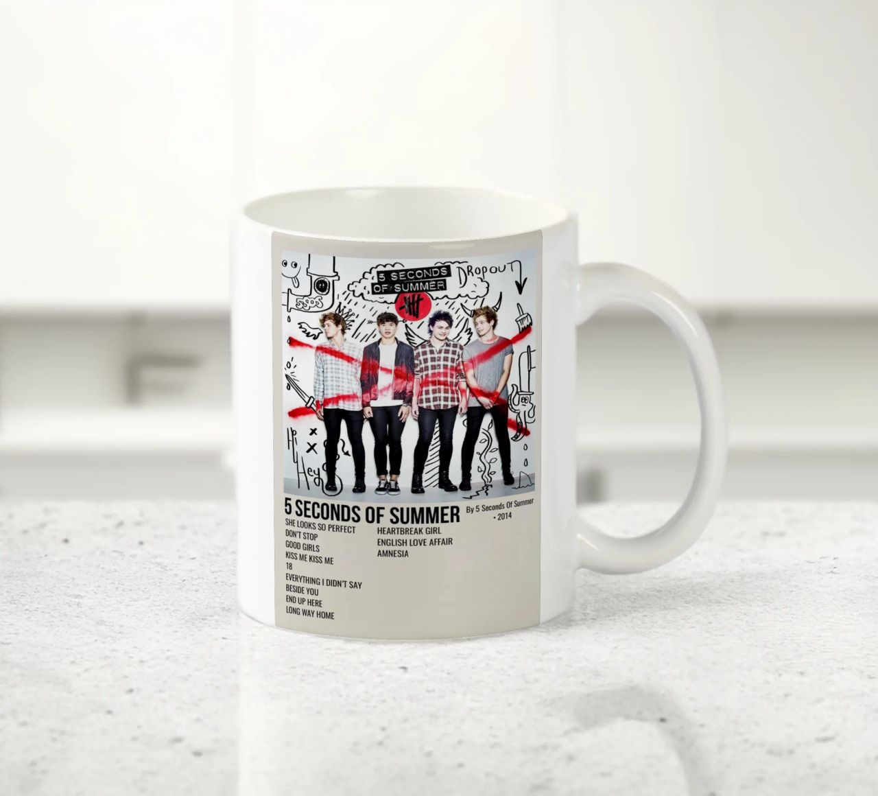 5 SECONDS OF SUMMER By 5 Seconds Of Summer 2014 tazza in ceramica da SoundStudio