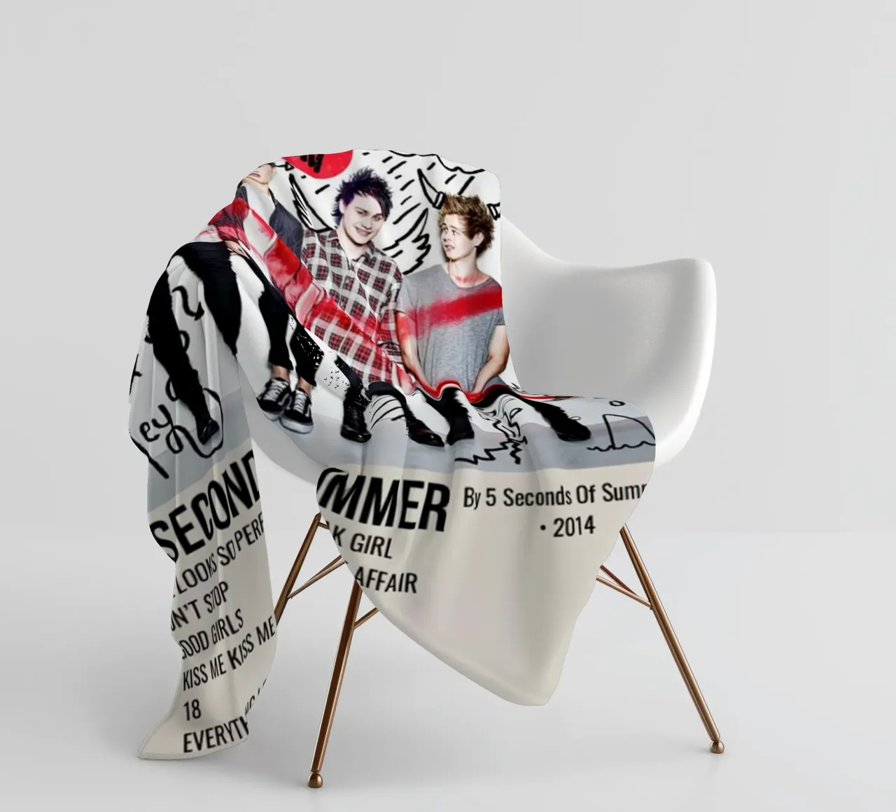 5 SECONDS OF SUMMER By 5 Seconds Of Summer 2014 coperta in pile da SoundStudio