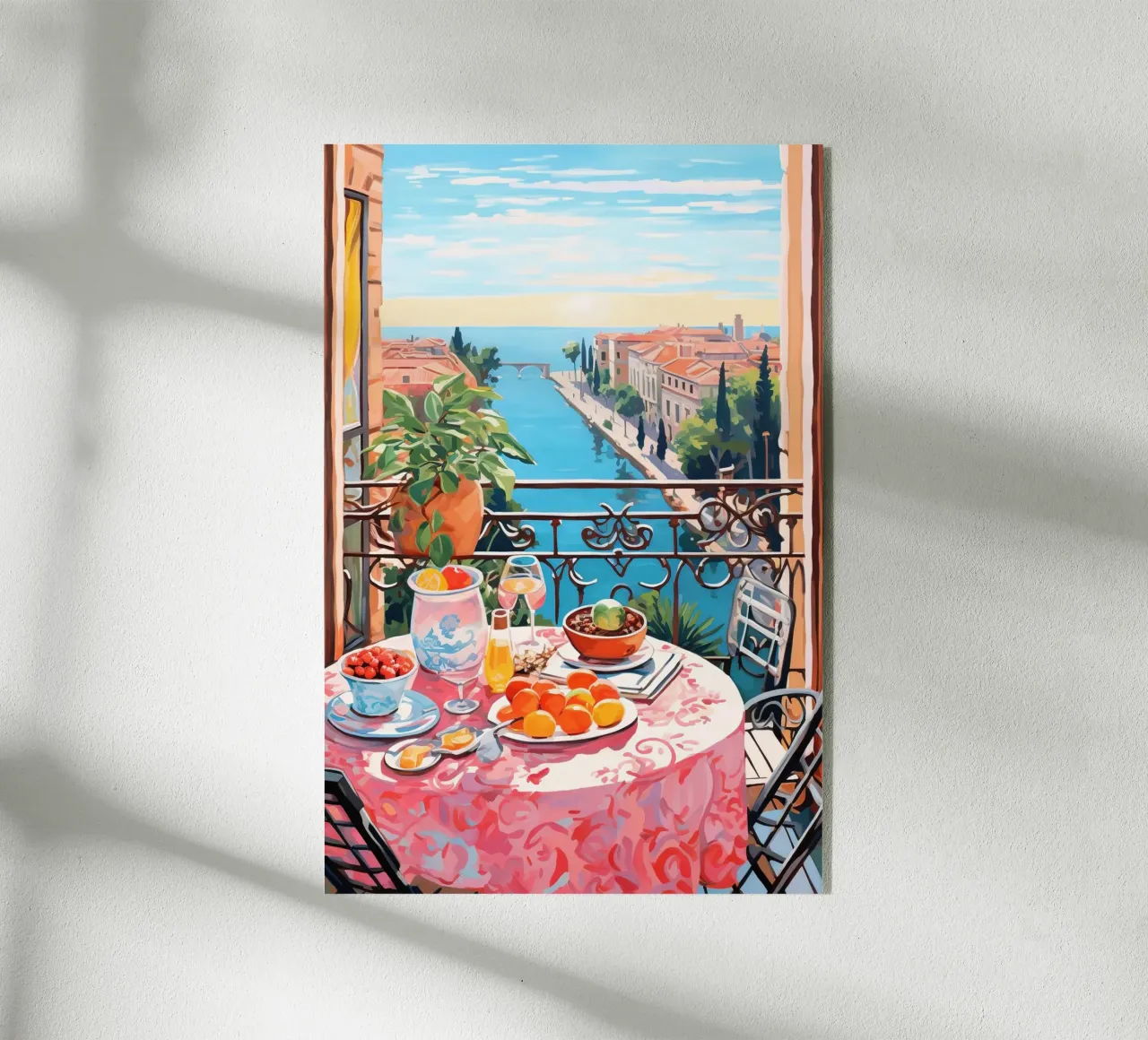 Breakfast Balcony plexiglass da Artsy Bessy