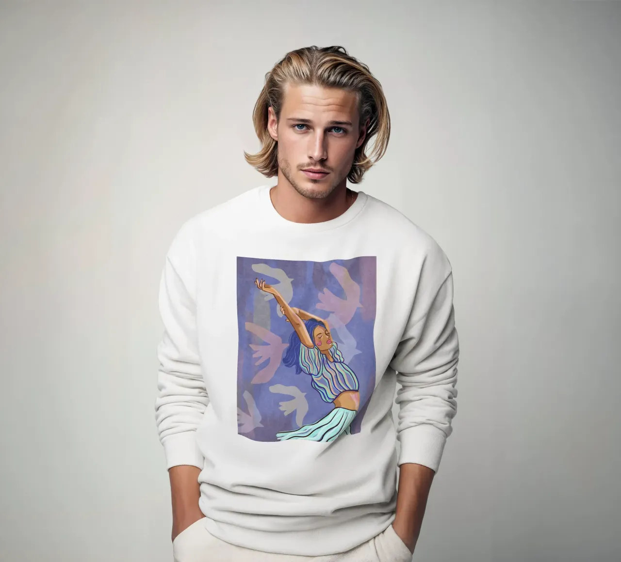 But darling, what if you fly? felpa da Illustration Raissa Oltmanns