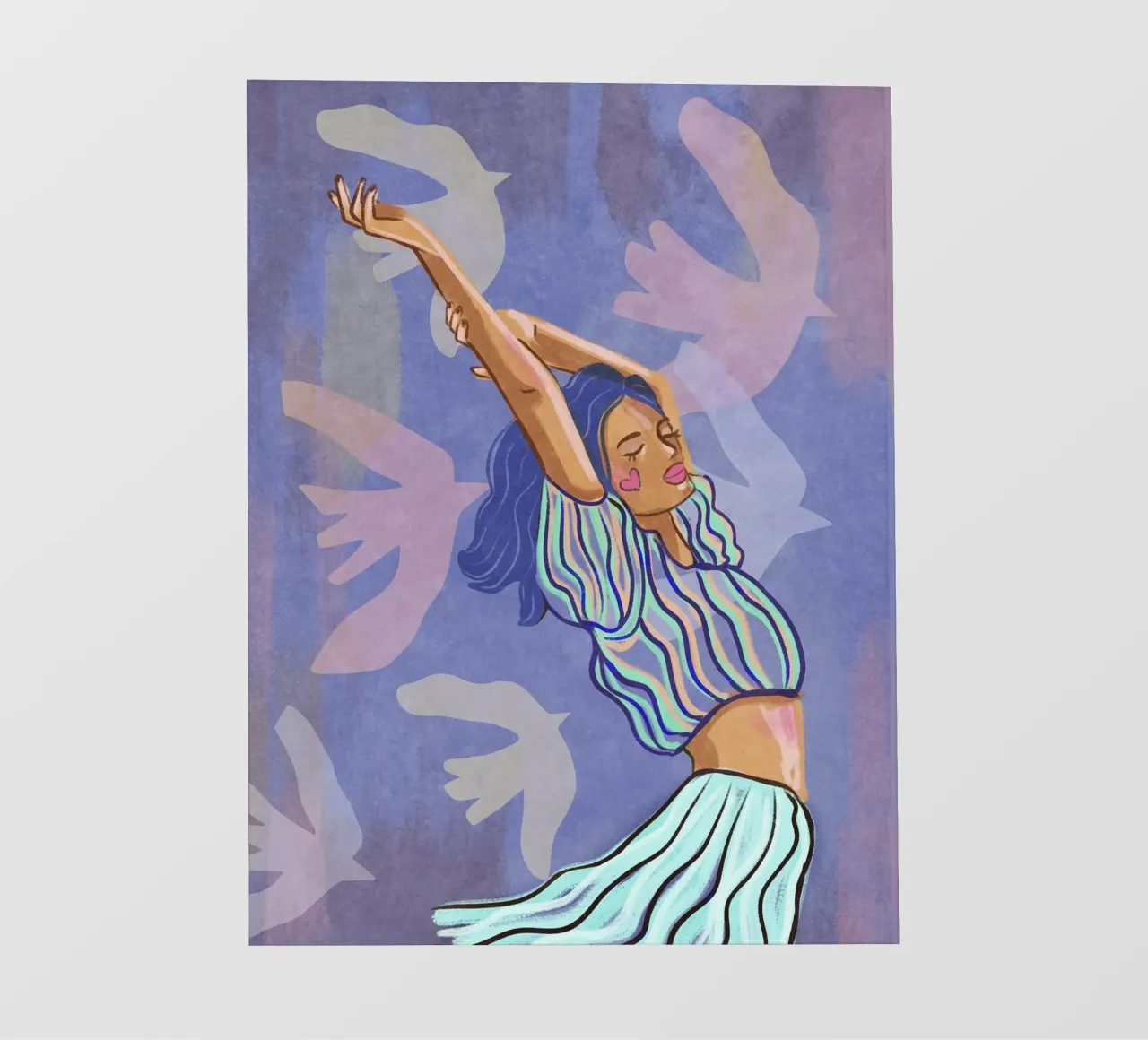 But darling, what if you fly? pellicola backlit da Illustration Raissa Oltmanns