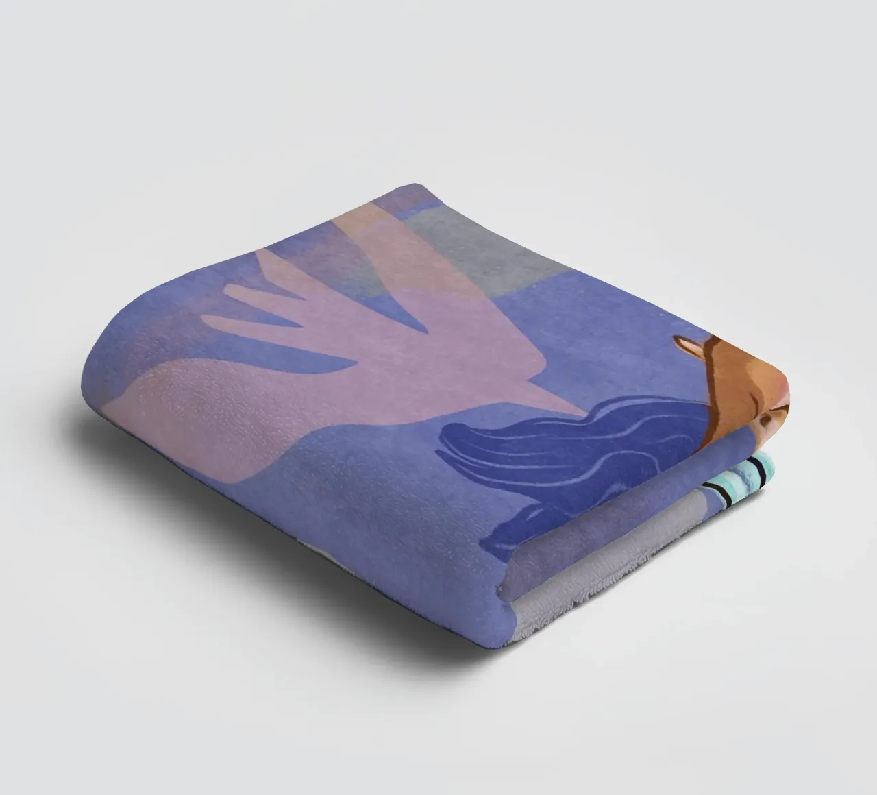 But darling, what if you fly? asciugamano da bagno da Illustration Raissa Oltmanns