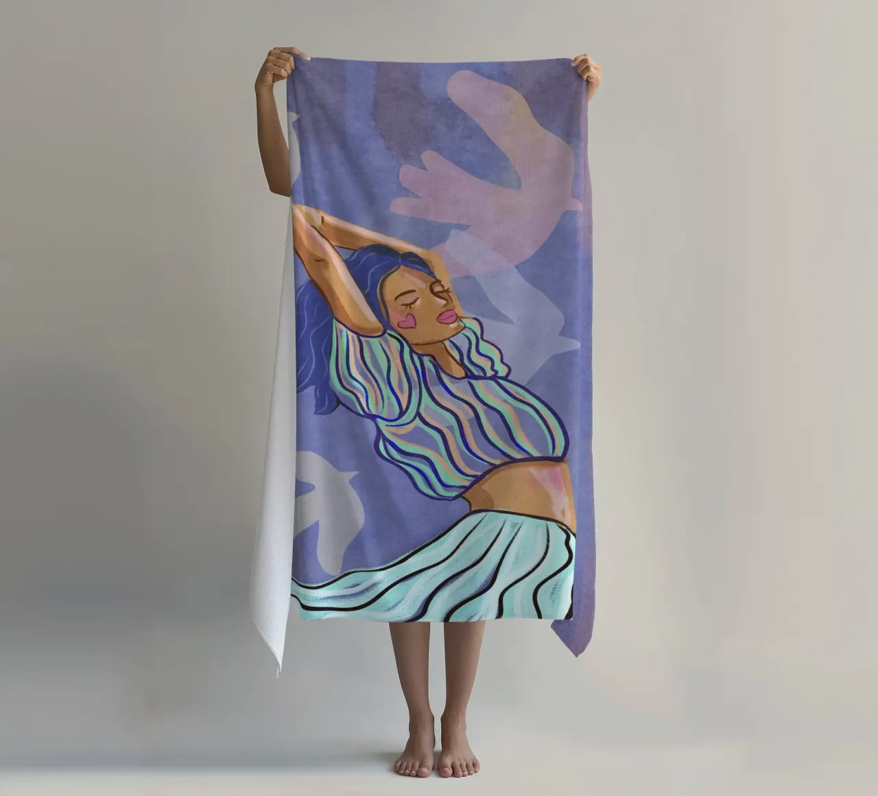 But darling, what if you fly? telo mare da Illustration Raissa Oltmanns