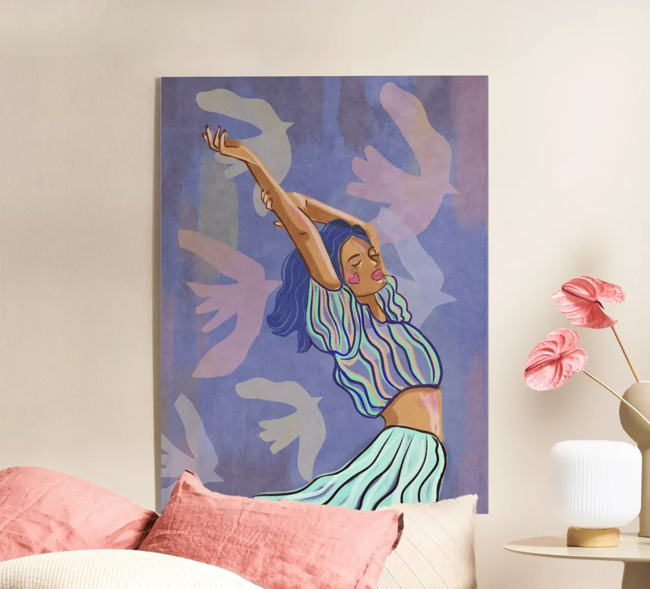 But darling, what if you fly? plexiglass da Illustration Raissa Oltmanns