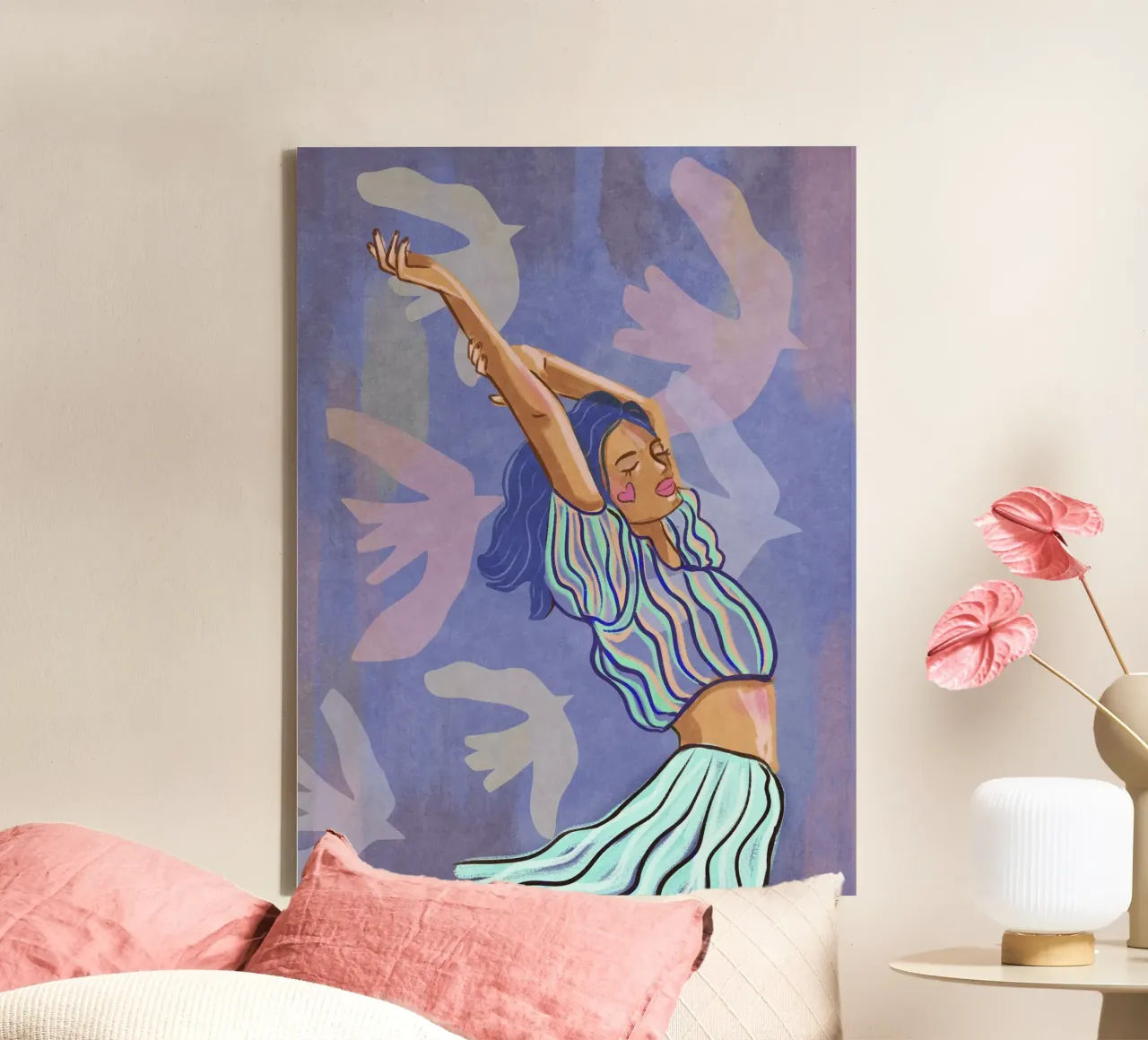 But darling, what if you fly? tela da Illustration Raissa Oltmanns