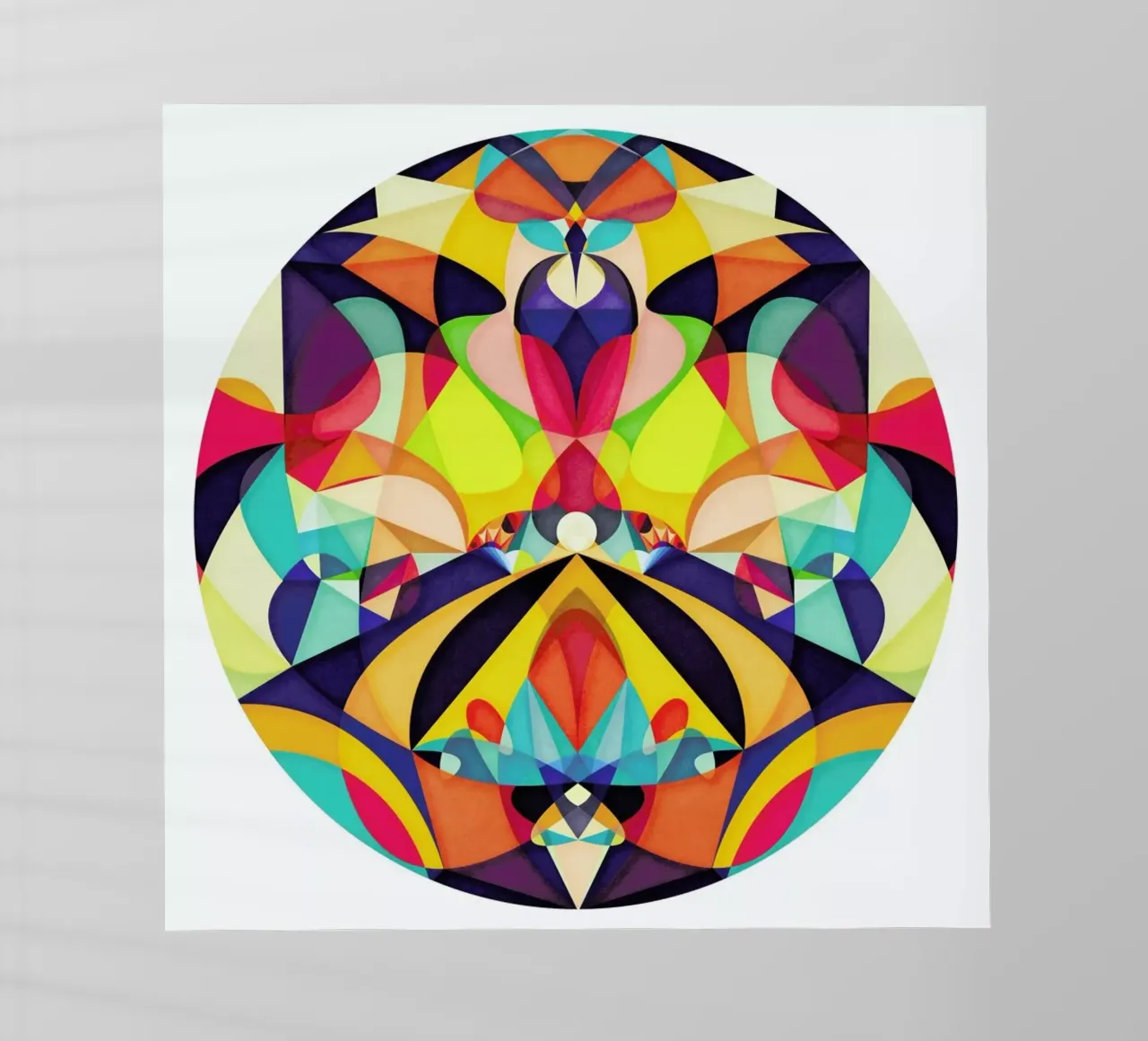 Poetry Geometry Backlit Folie von Abstract 888