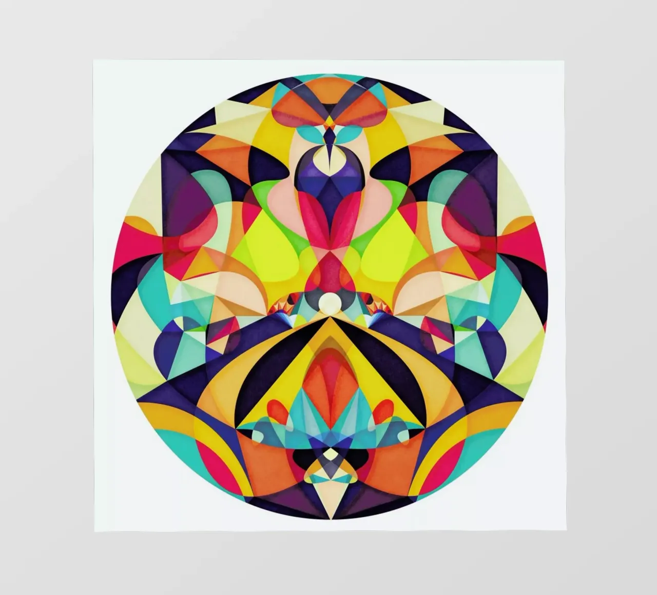 Poetry Geometry Backlit Folie von Abstract 888