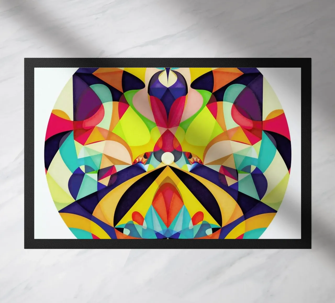 Poetry Geometry Fußmatte von Abstract 888