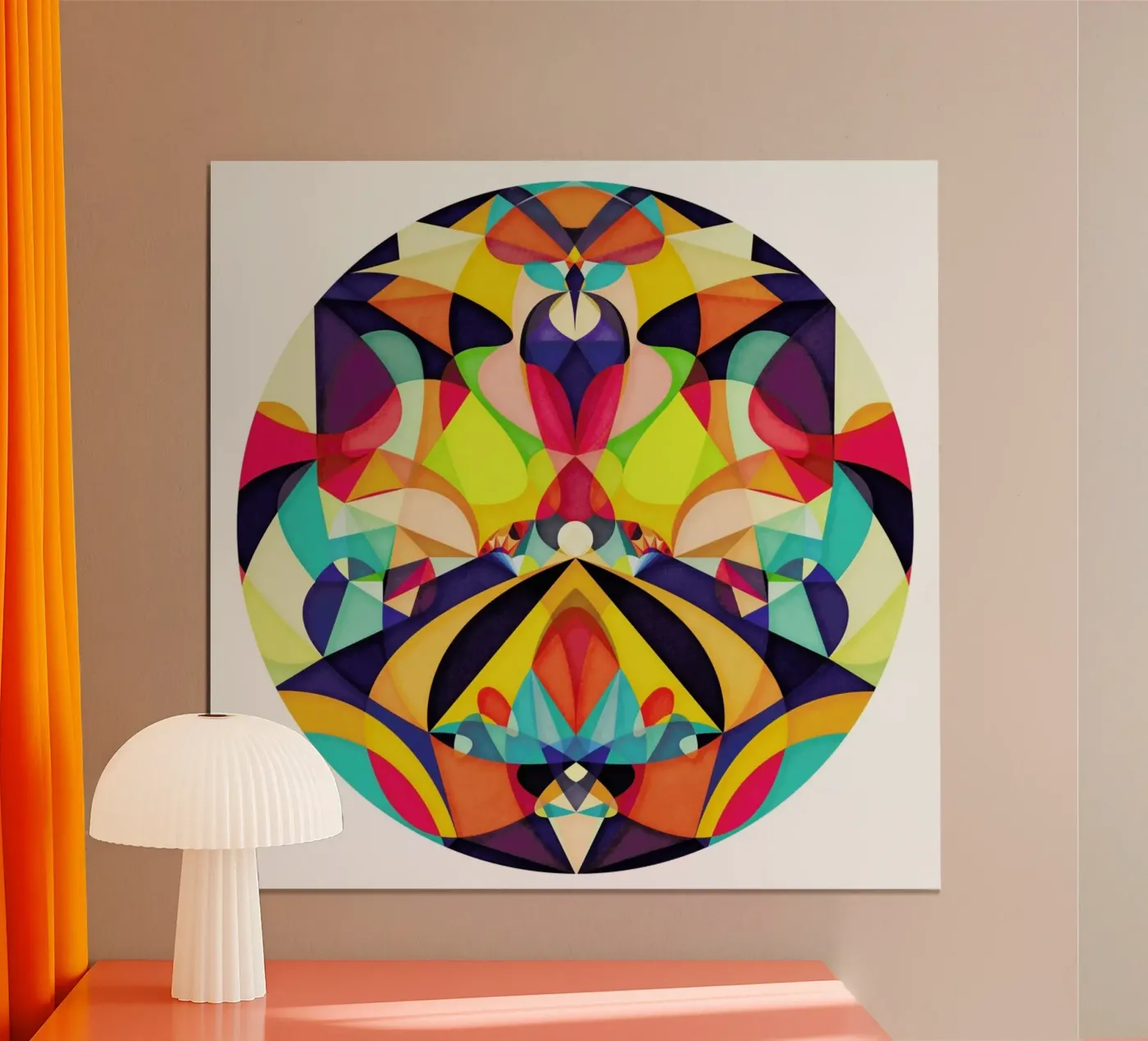 Poetry Geometry poster da Abstract Joy