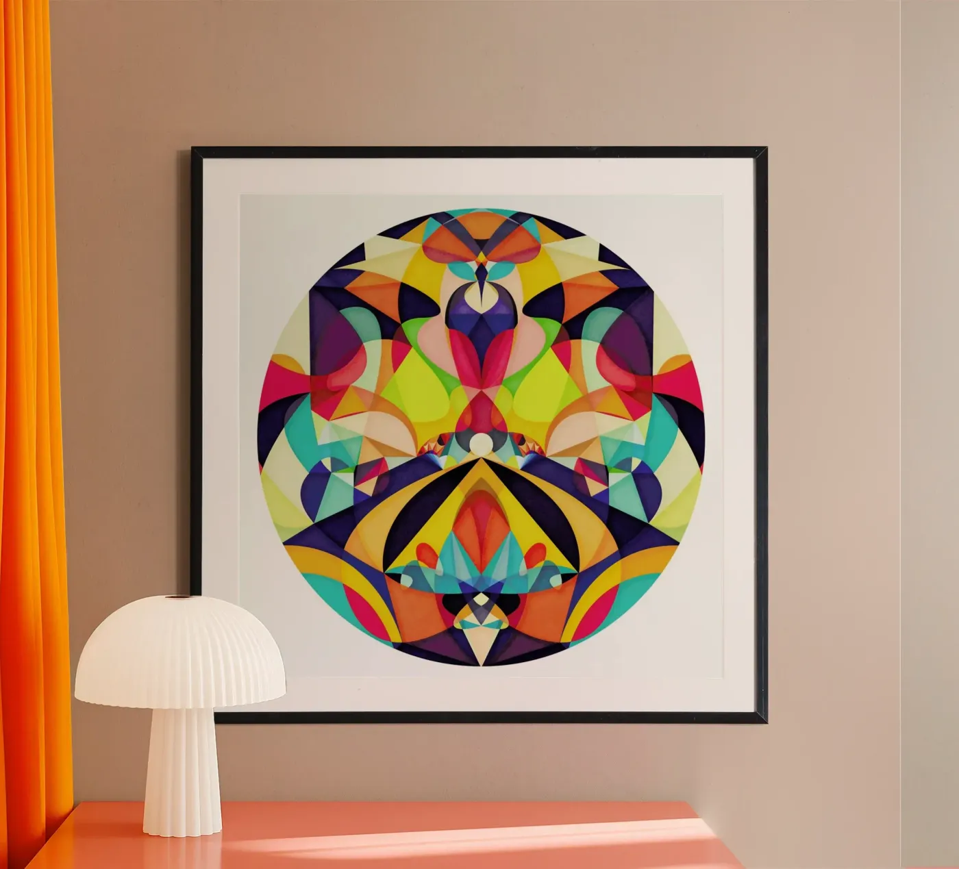 Poetry Geometry poster da Abstract Joy