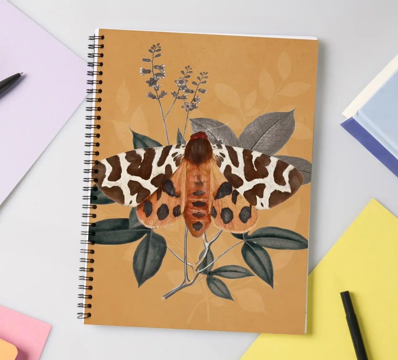 Butterfly 2 spiral notebook by dada22