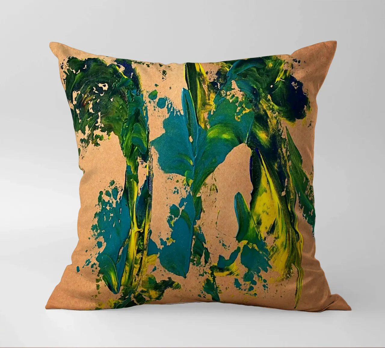 NATURAL STYLE 12 cuscino da Thierry Vobmann Abstract painting