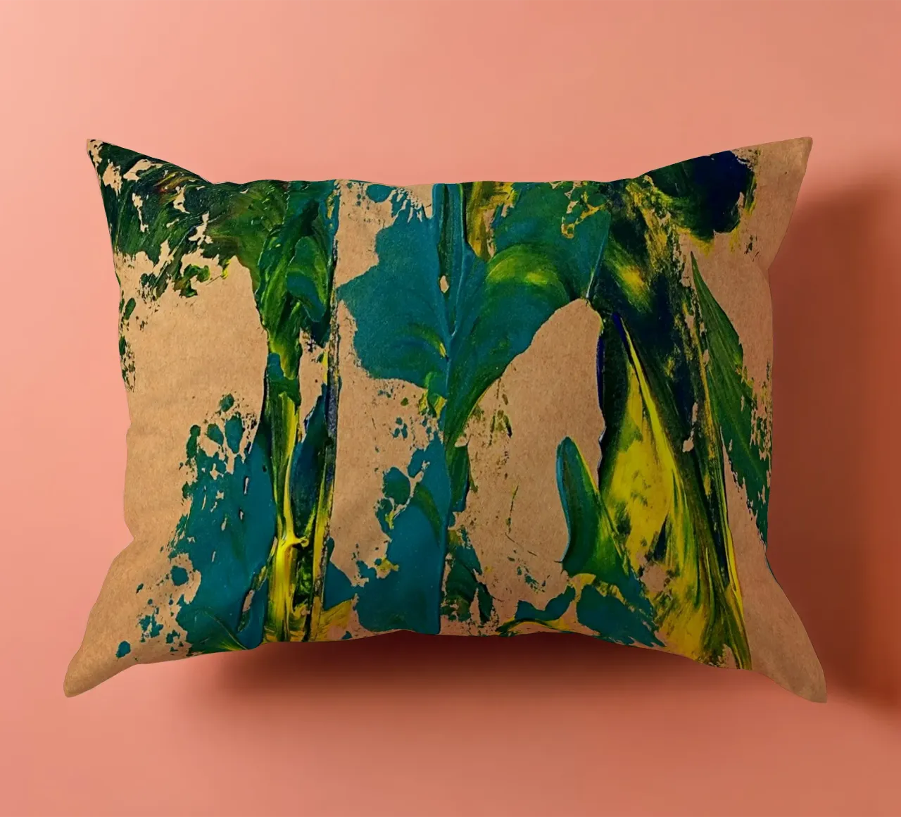 NATURAL STYLE 12 cuscino da Thierry Vobmann Abstract painting