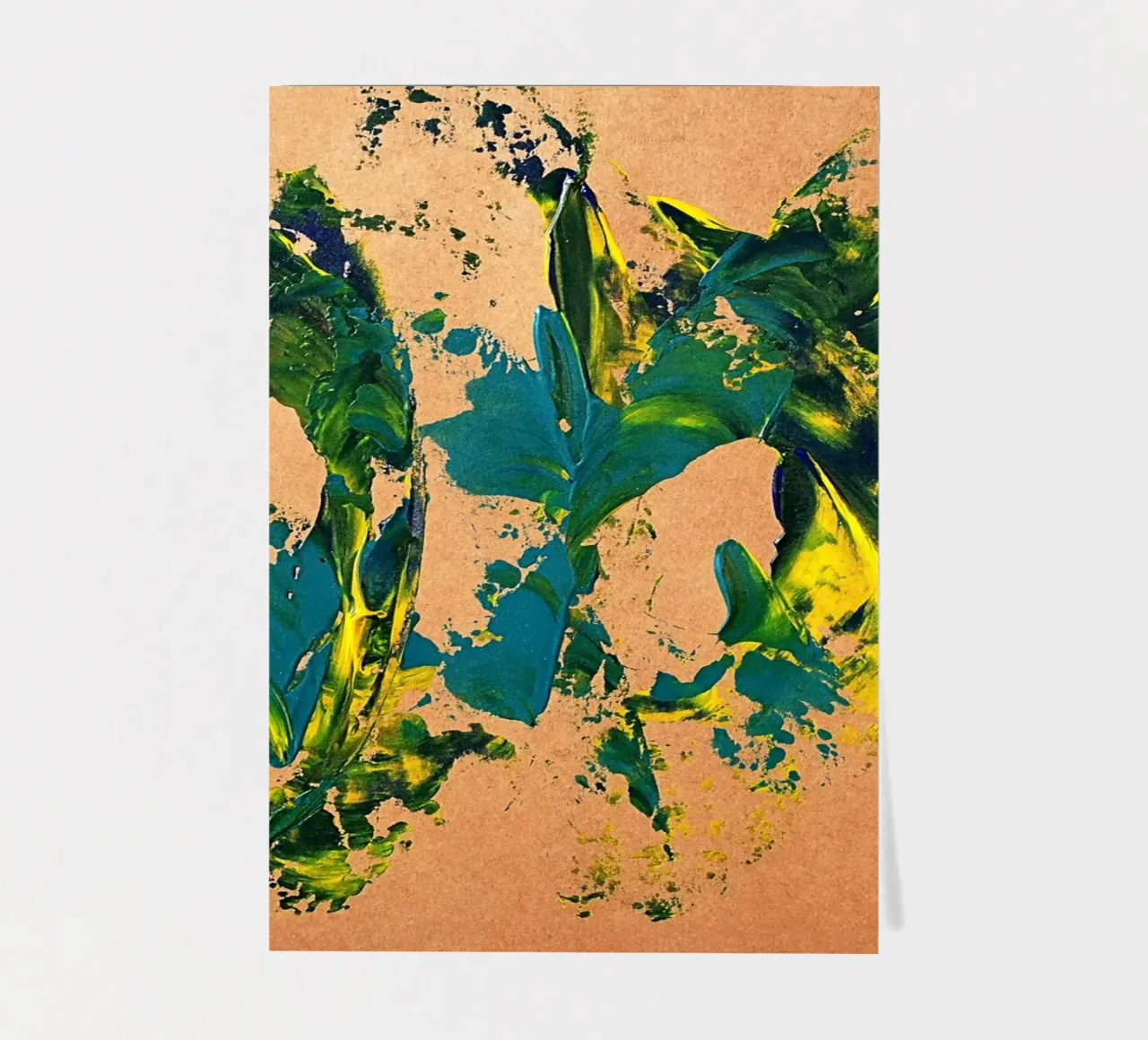 NATURAL STYLE 12 sticker sheet by Thierry Vobmann Abstract painting