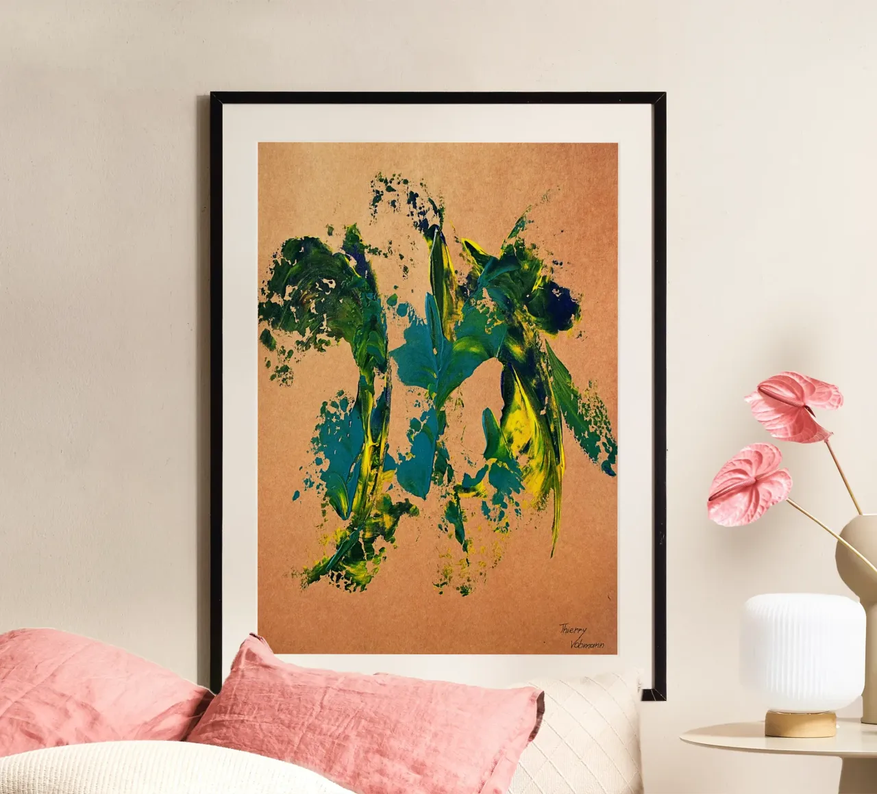 NATURAL STYLE 12 poster da Thierry Vobmann Abstract painting