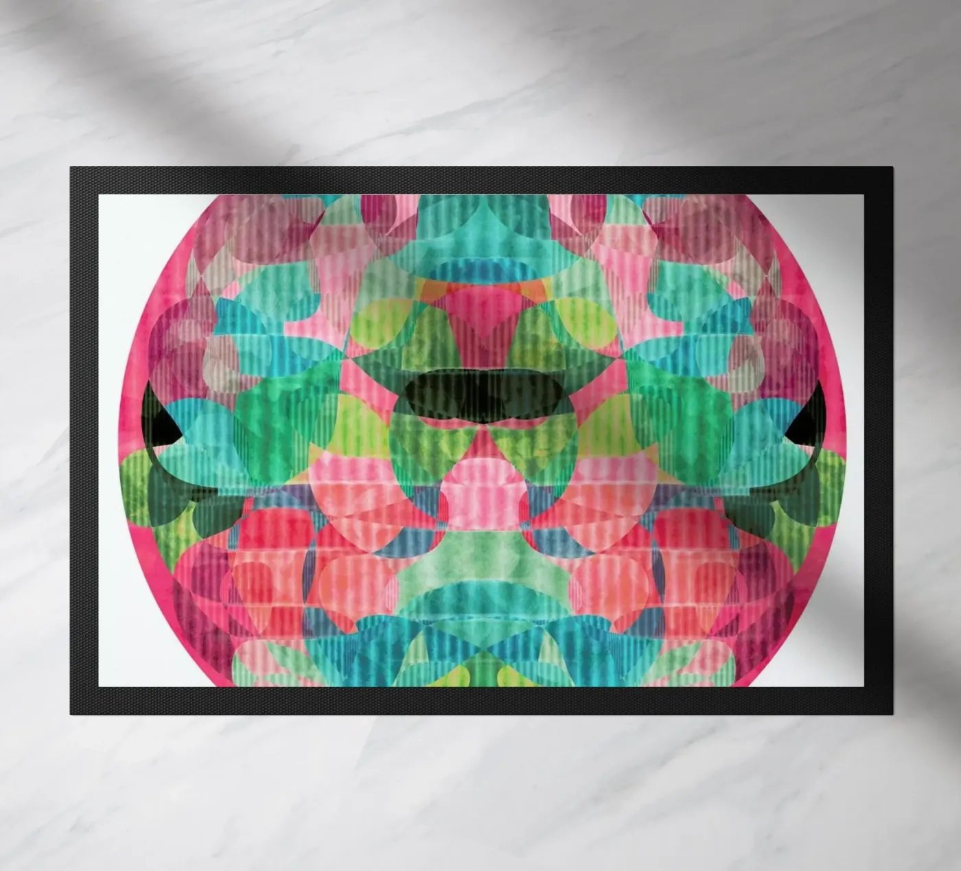 So Be It doormat by Abstract Joy