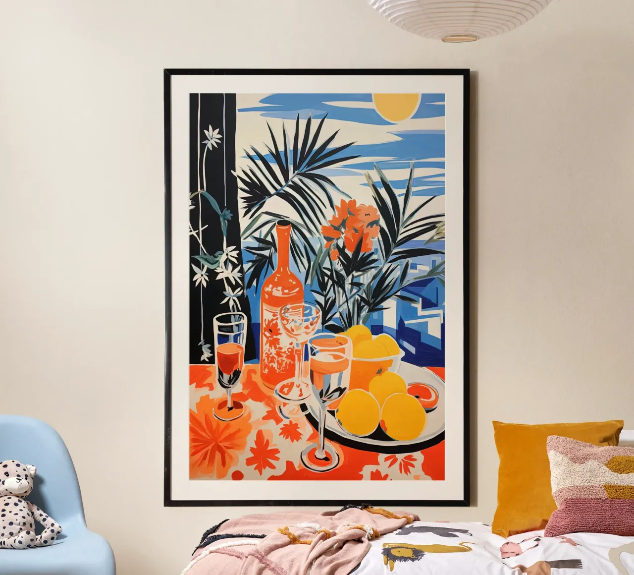 Summer Flavor poster with aluminum frame by Artsy Bessy