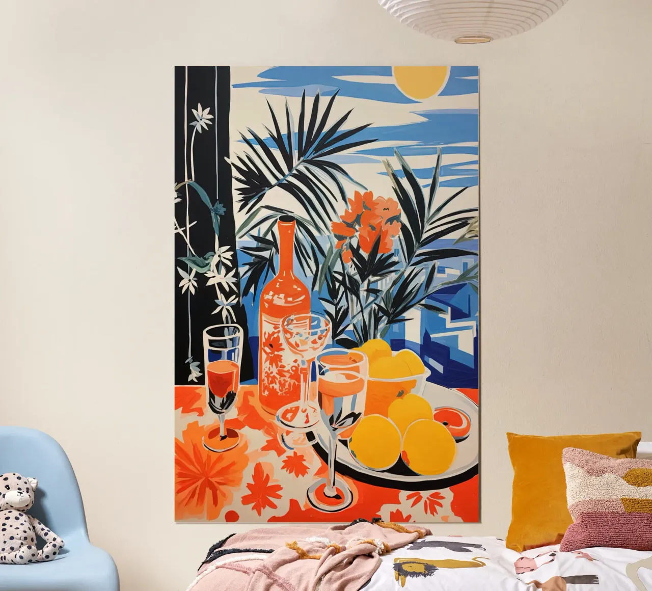 Summer Flavor poster with aluminum frame by Artsy Bessy