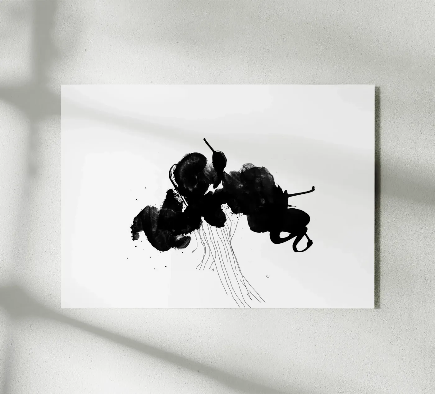 Black Tree Acryl-Glas von nileshkikuuchise