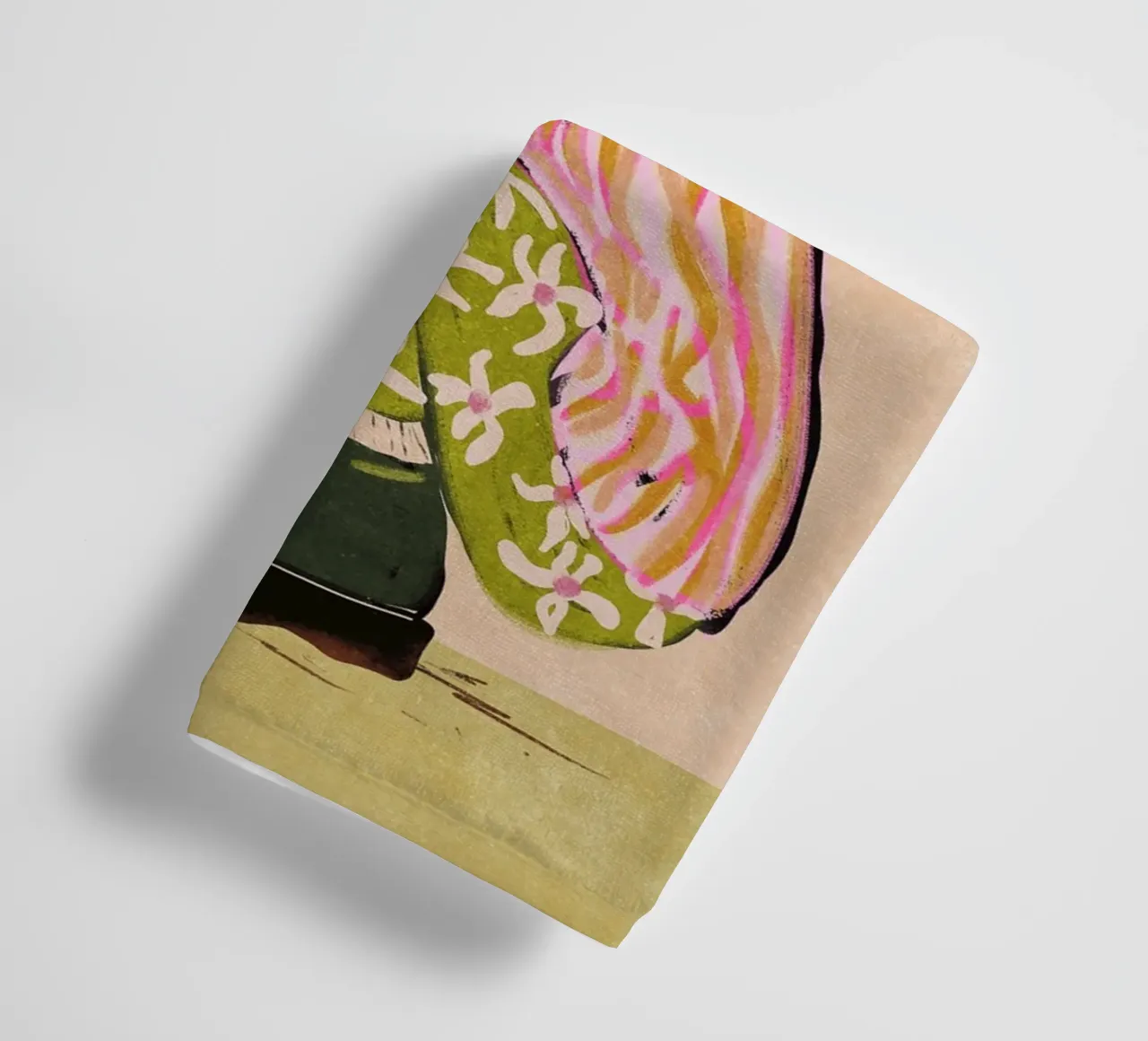 Sit here with me for a moment asciugamano da bagno da Illustration Raissa Oltmanns