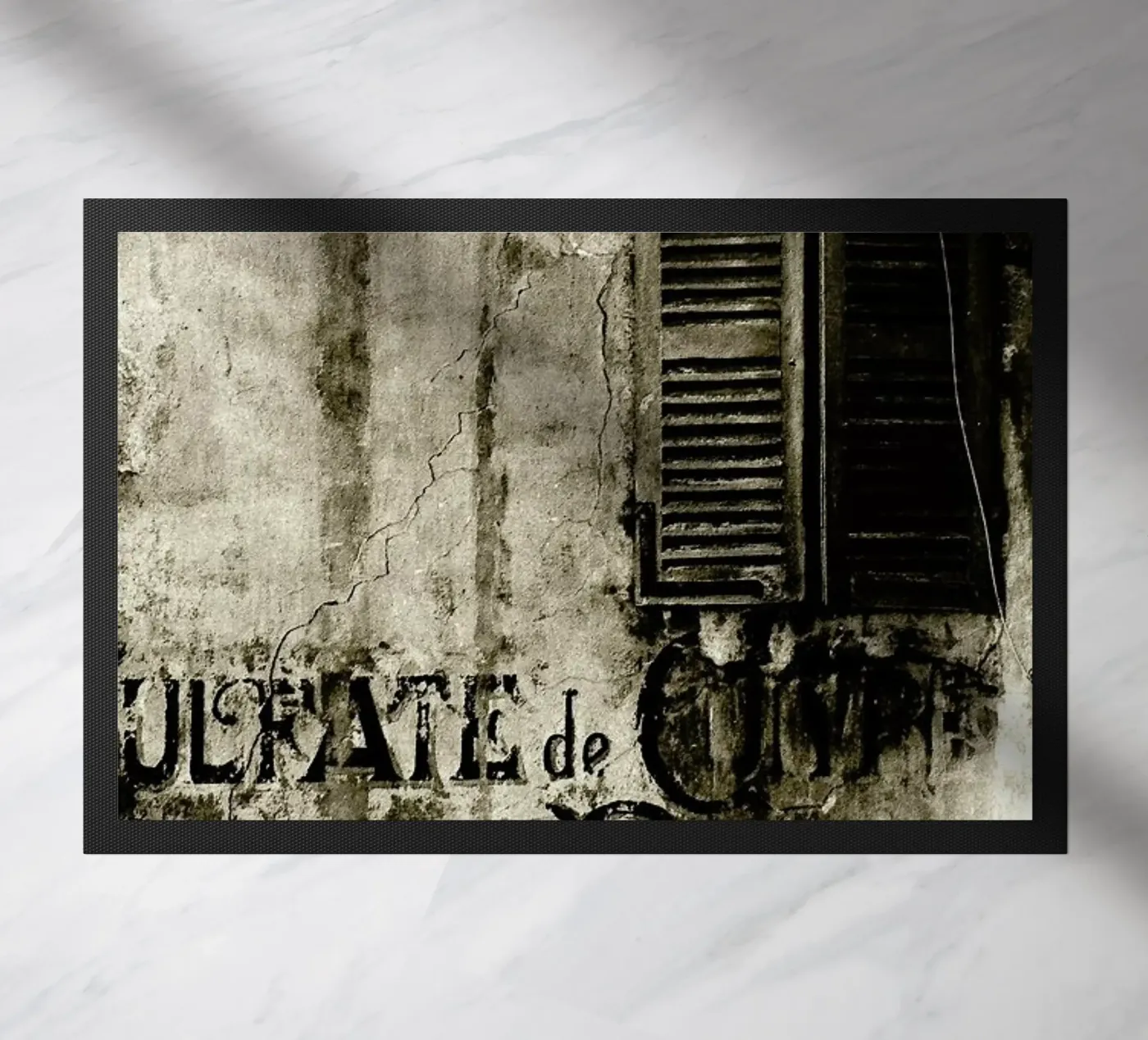 Past So Close doormat by Sophie Etchart