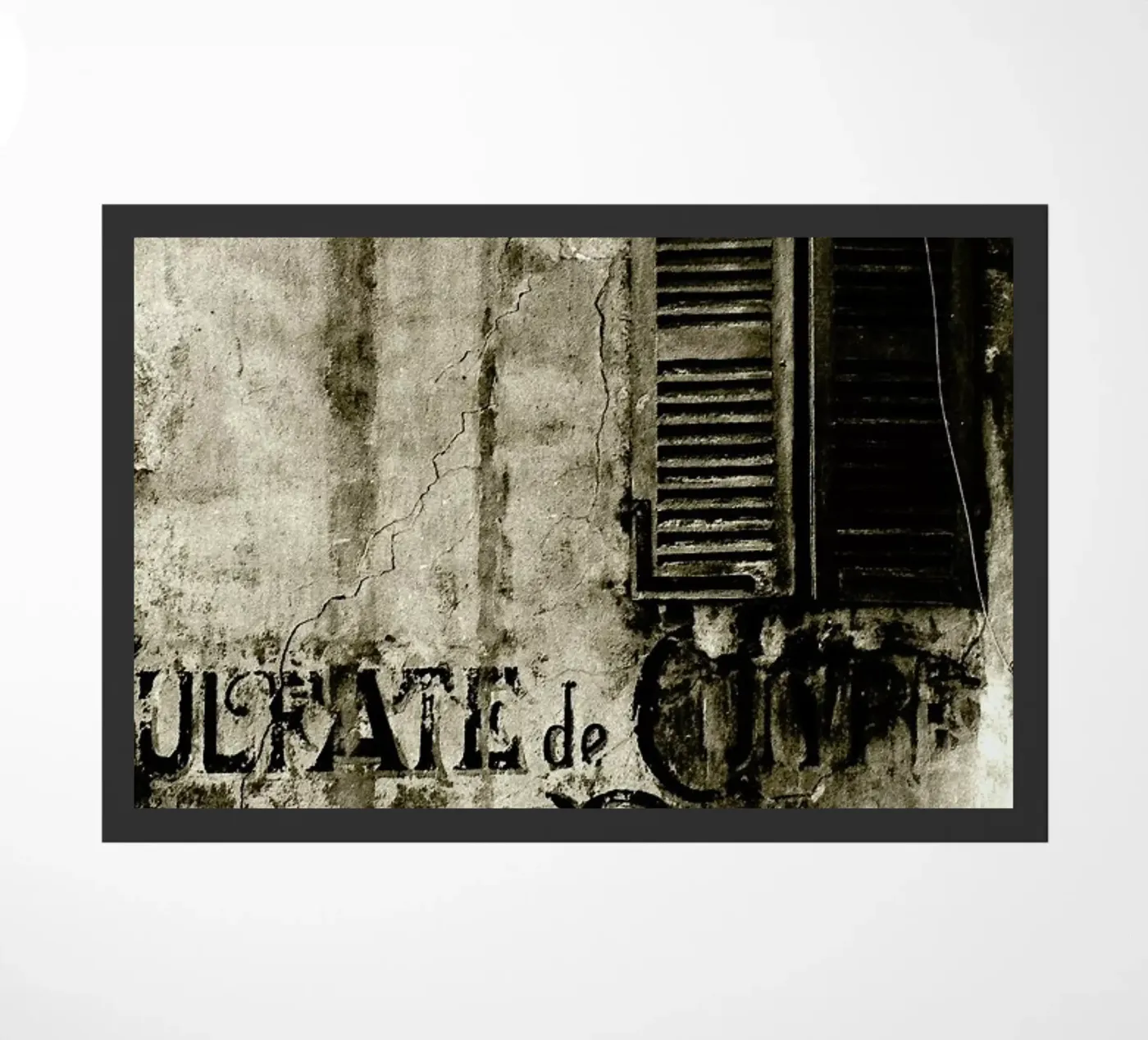 Past So Close doormat by Sophie Etchart