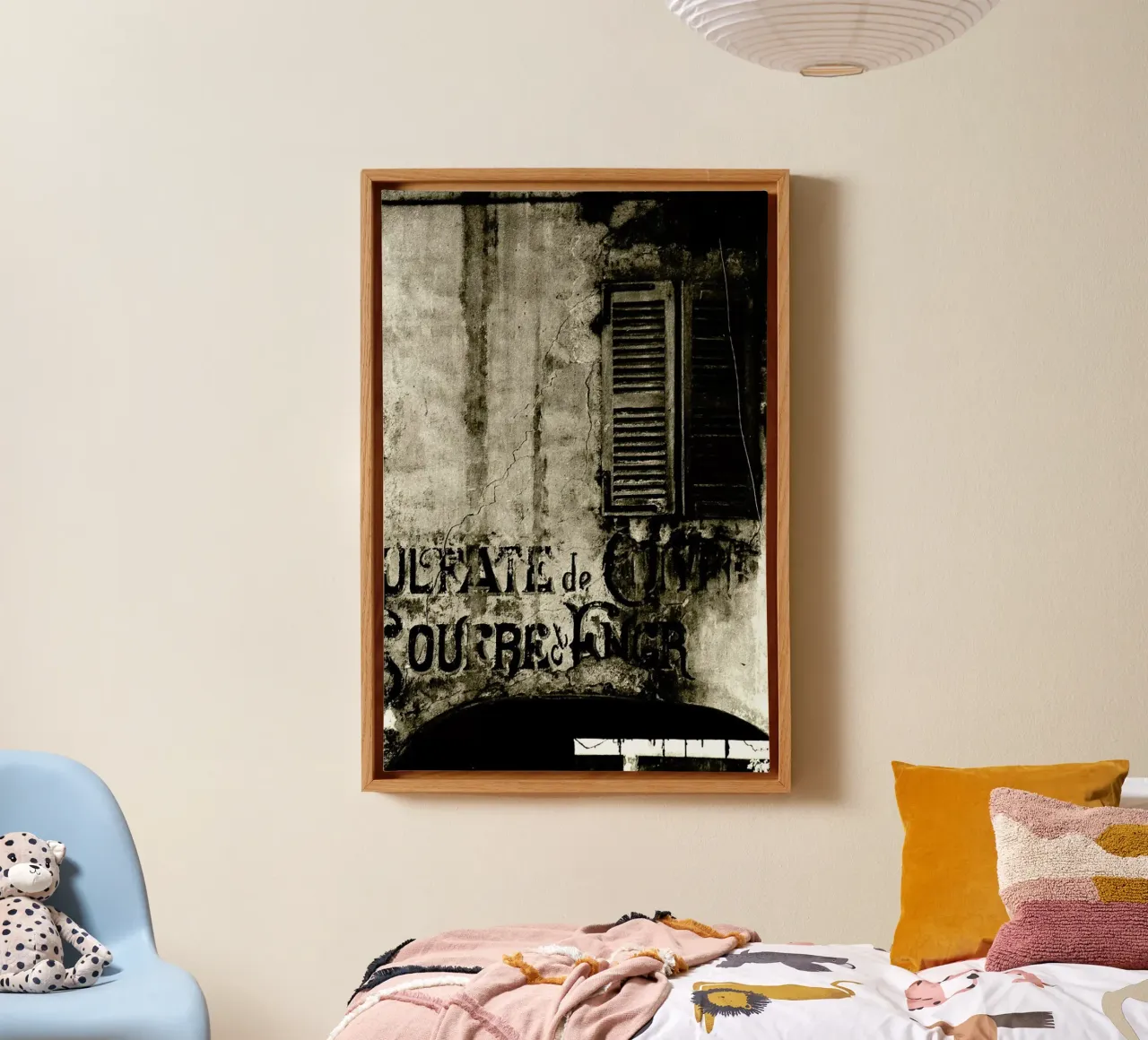 Past So Close canvas with Floater frame by Sophie Etchart