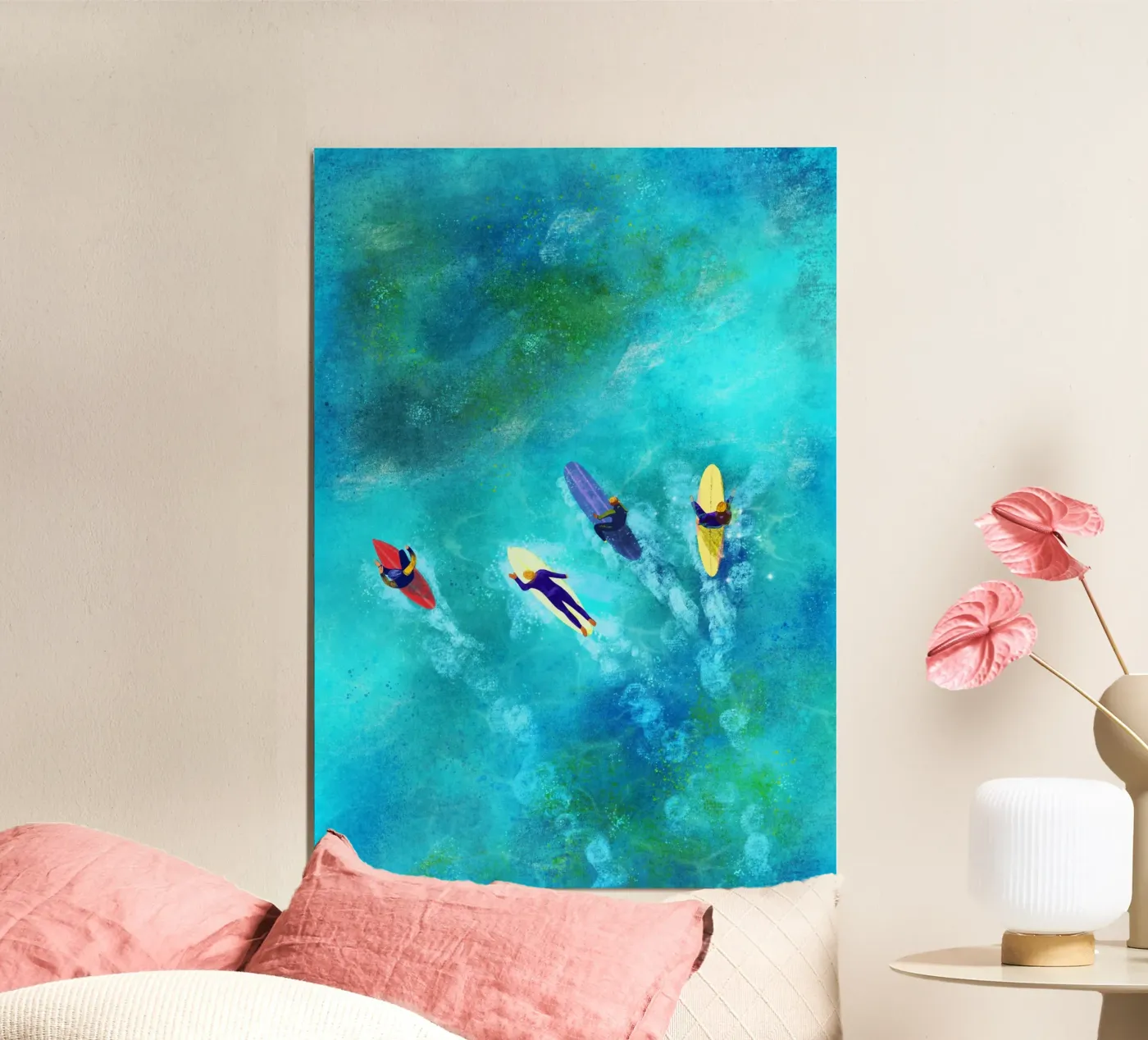 Surfer Dudes poster da Illustration Raissa Oltmanns