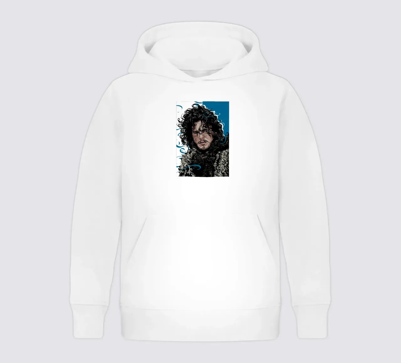 Jon Snow kids hoodie by nabakumov