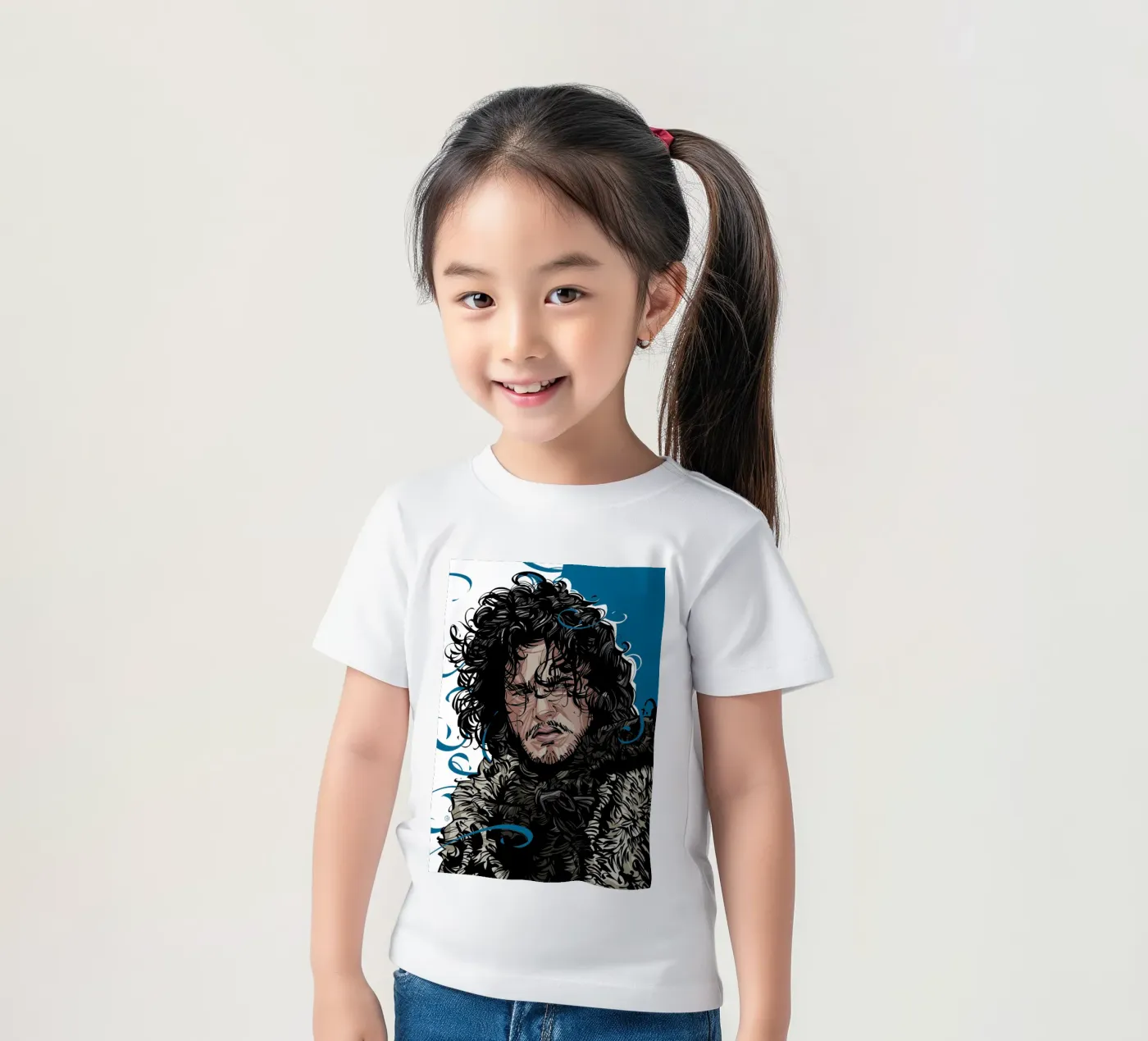 Jon Snow t-shirt bambini da nabakumov