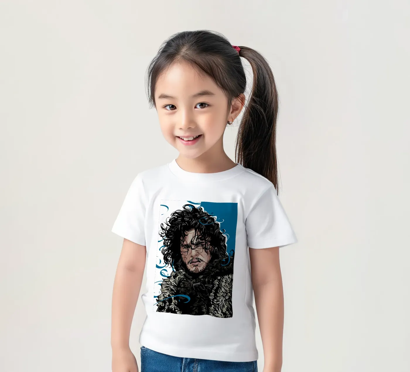 Jon Snow t-shirt bambini da nabakumov