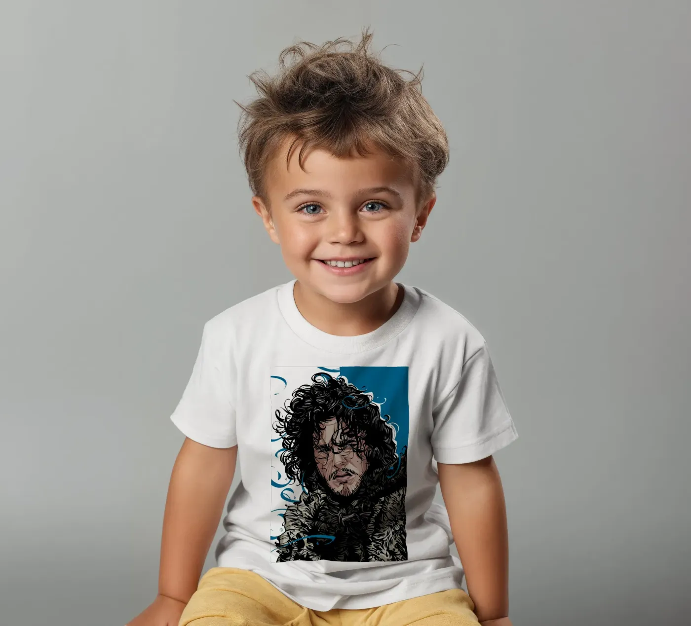 Jon Snow t-shirt bambini da nabakumov