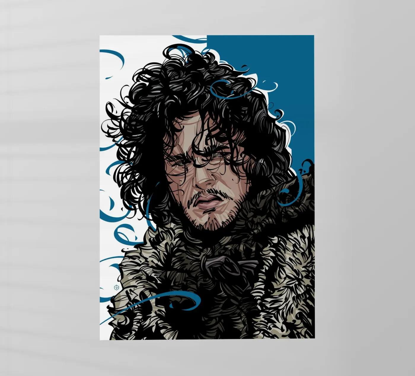 Jon Snow pellicola backlit da nabakumov