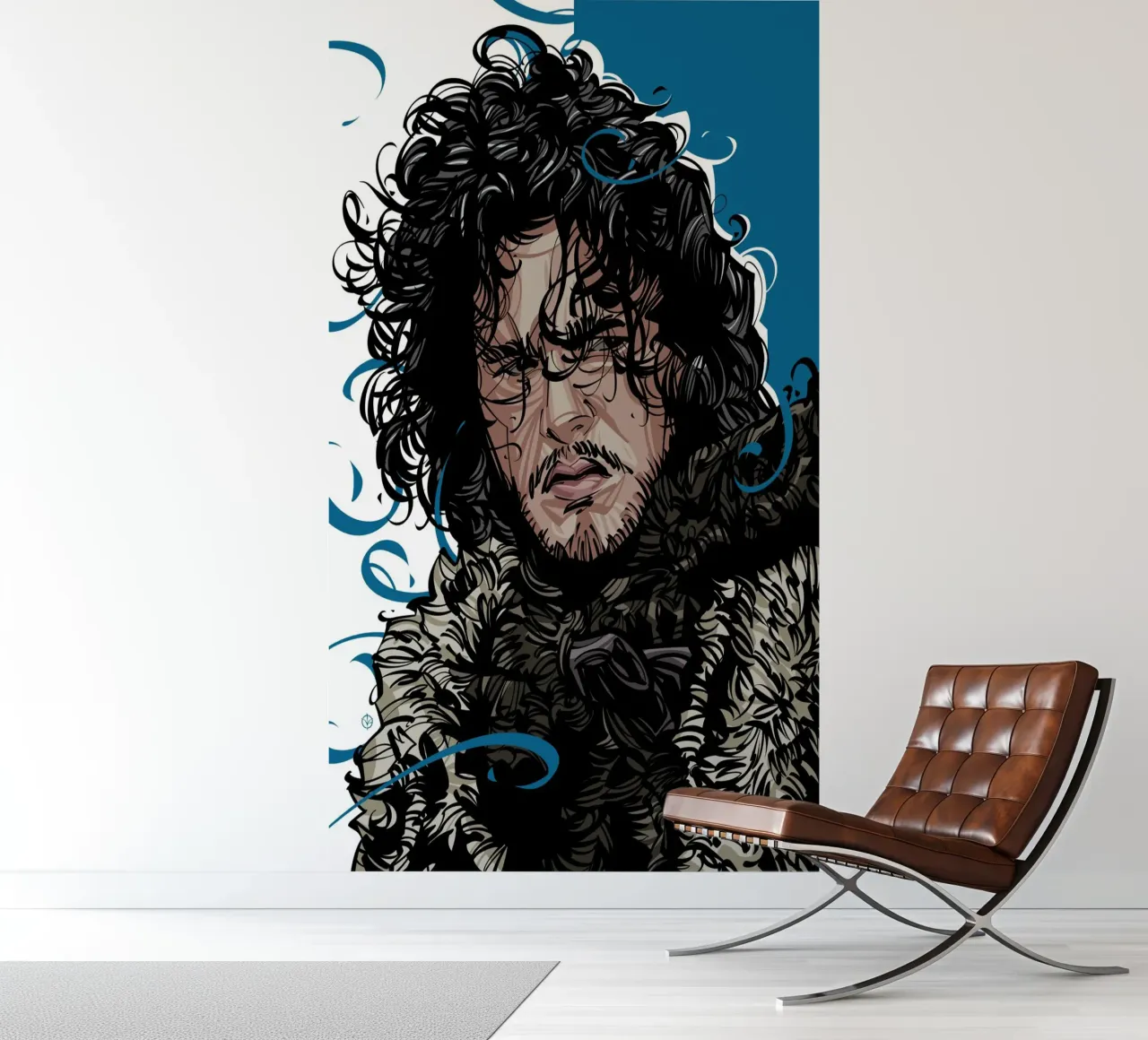 Jon Snow fotobehang van nabakumov