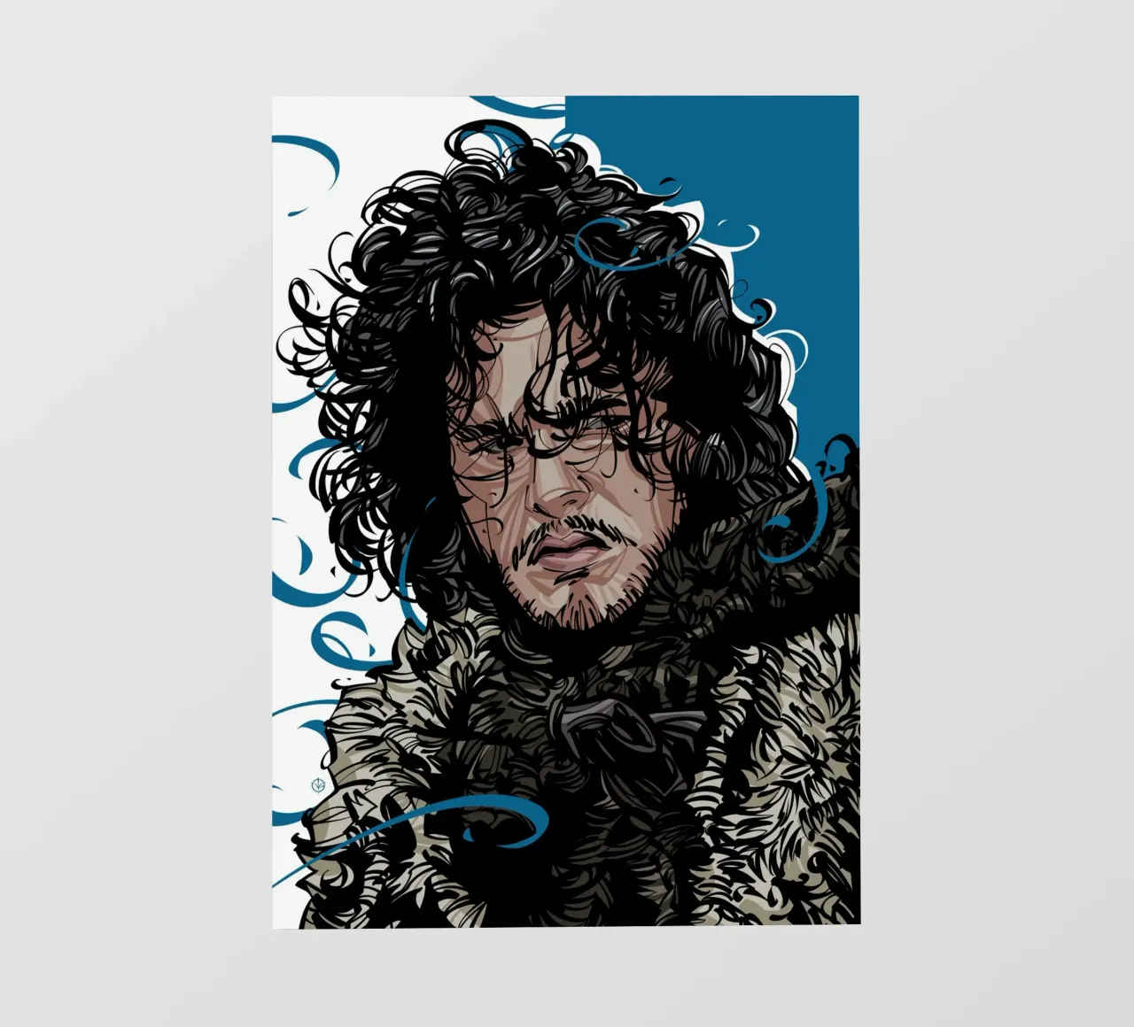 Jon Snow fotobehang van nabakumov