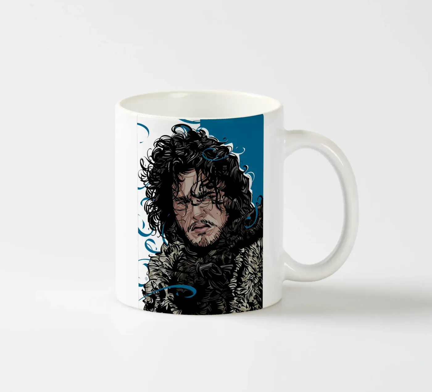 Jon Snow Keramik Tasse von nabakumov