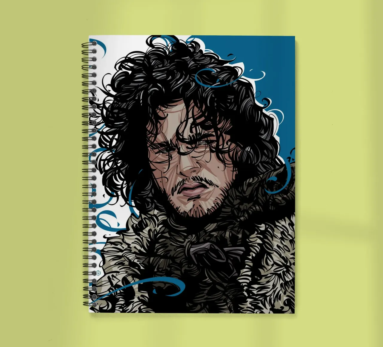 Jon Snow spiral notebook by nabakumov
