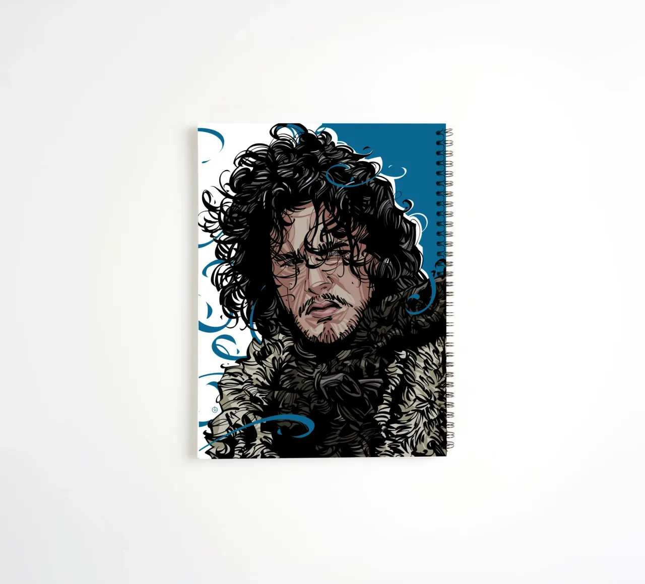 Jon Snow spiral notebook by nabakumov